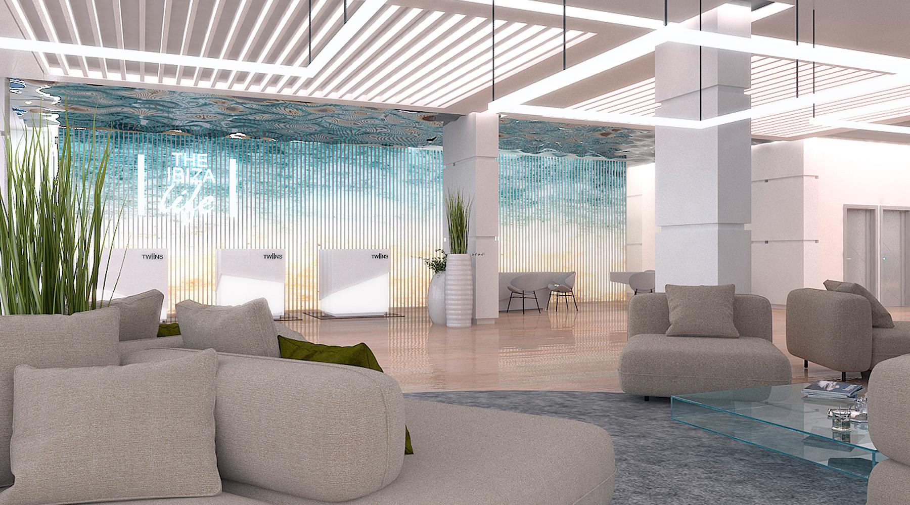 Vista Lobby The Ibiza Twiins