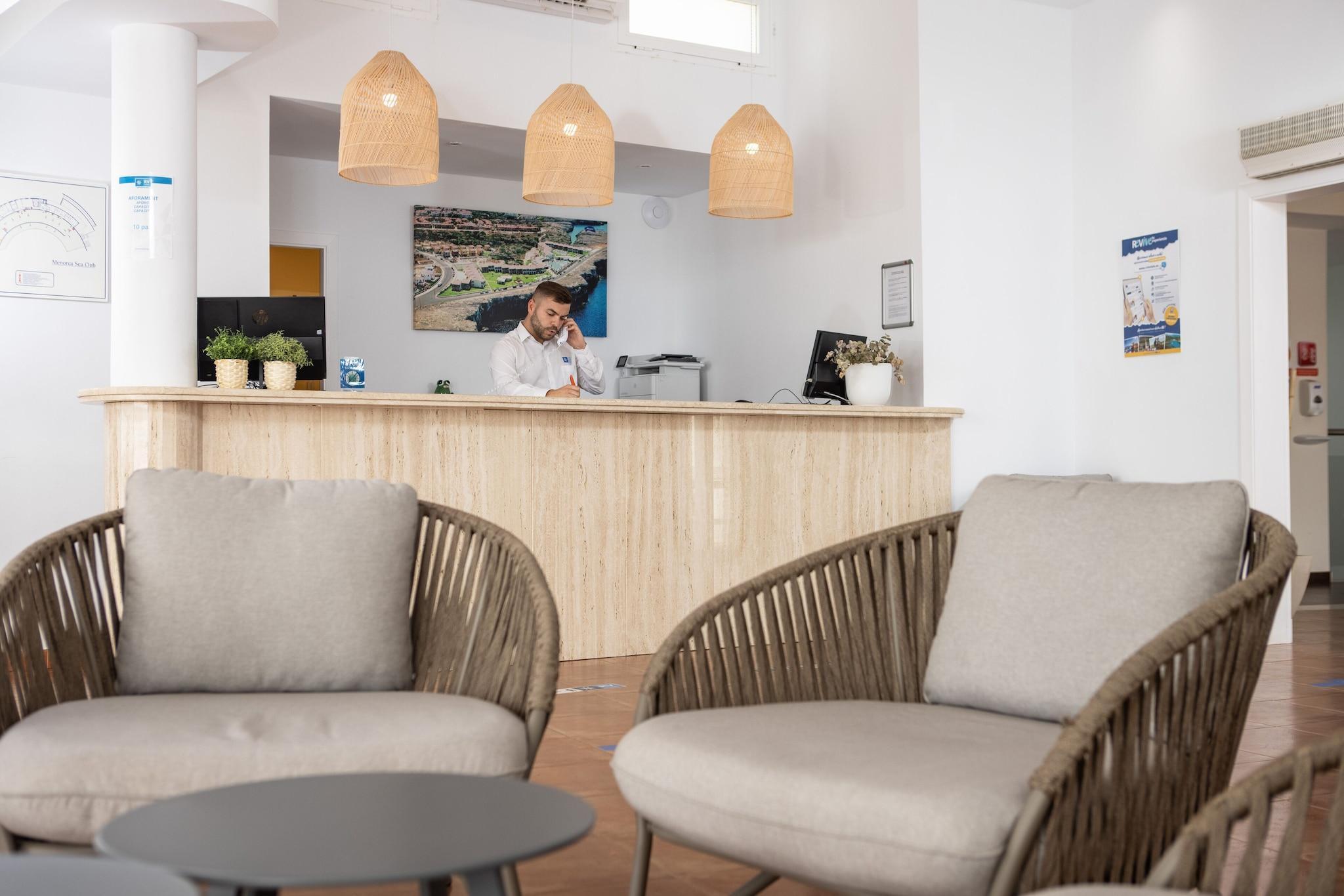 Vista Lobby RVHotels Sea Club Menorca