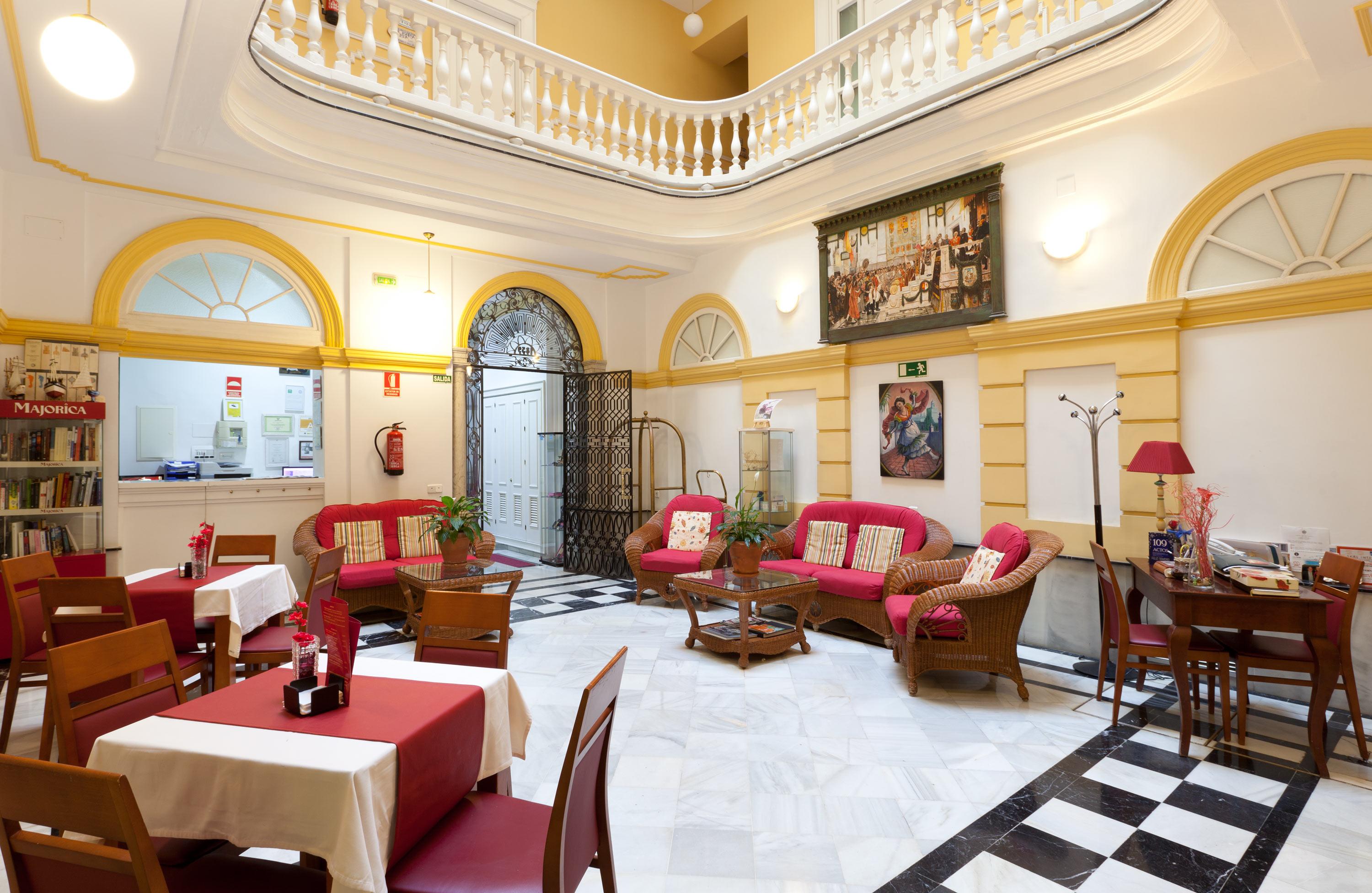 Vista Lobby Hotel Las Cortes De Cádiz