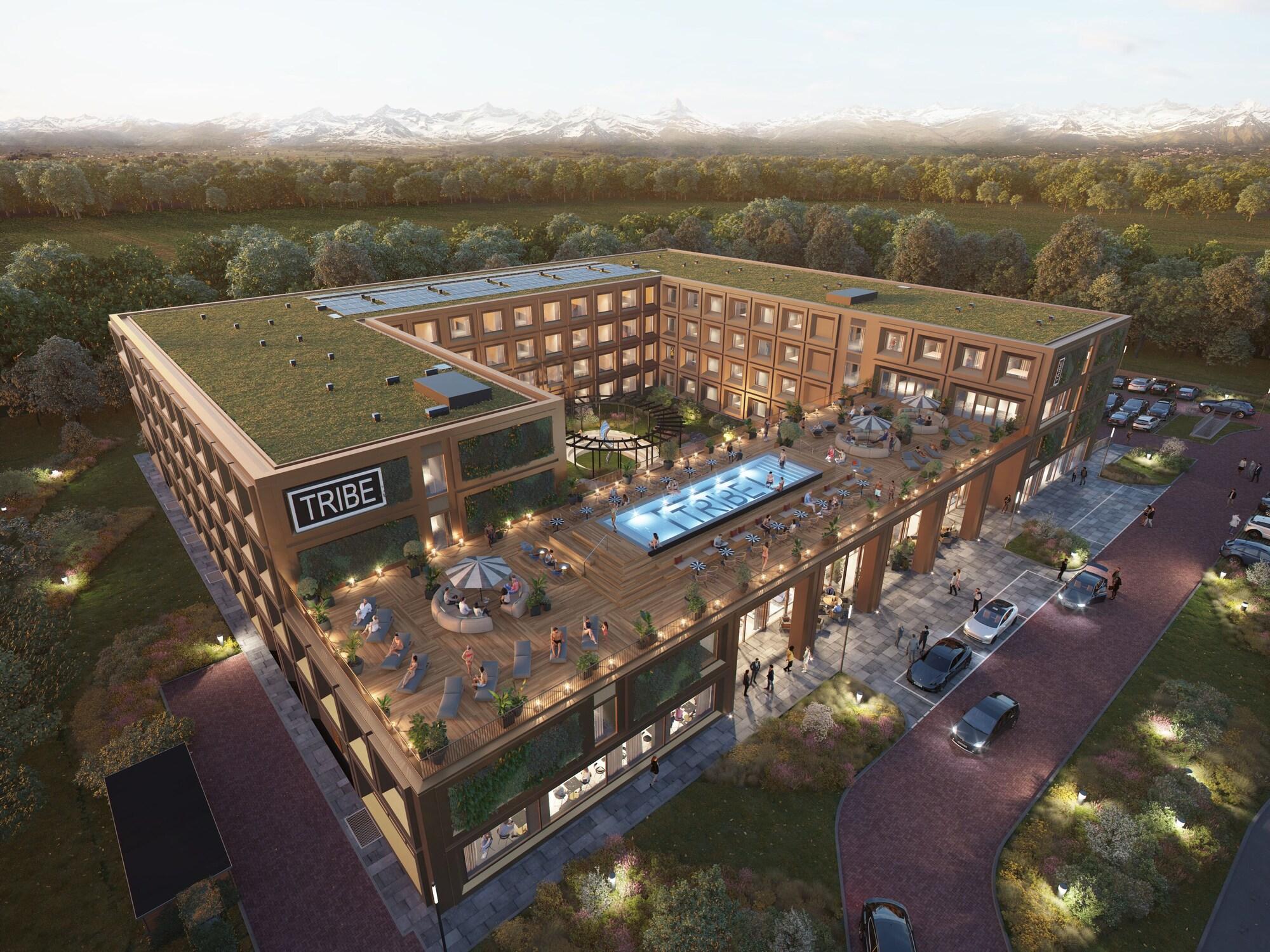 Vista Piscina Tribe Milano Malpensa