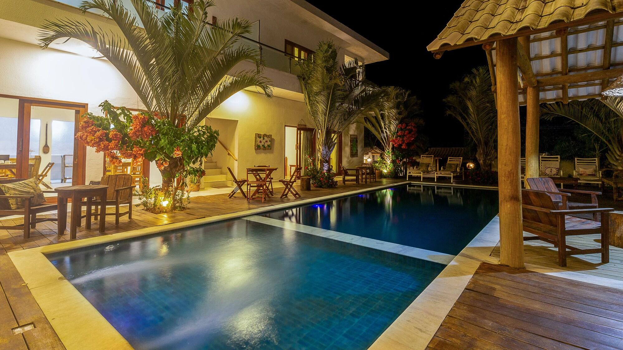 Vista Lobby Pousada Lirio Trancoso