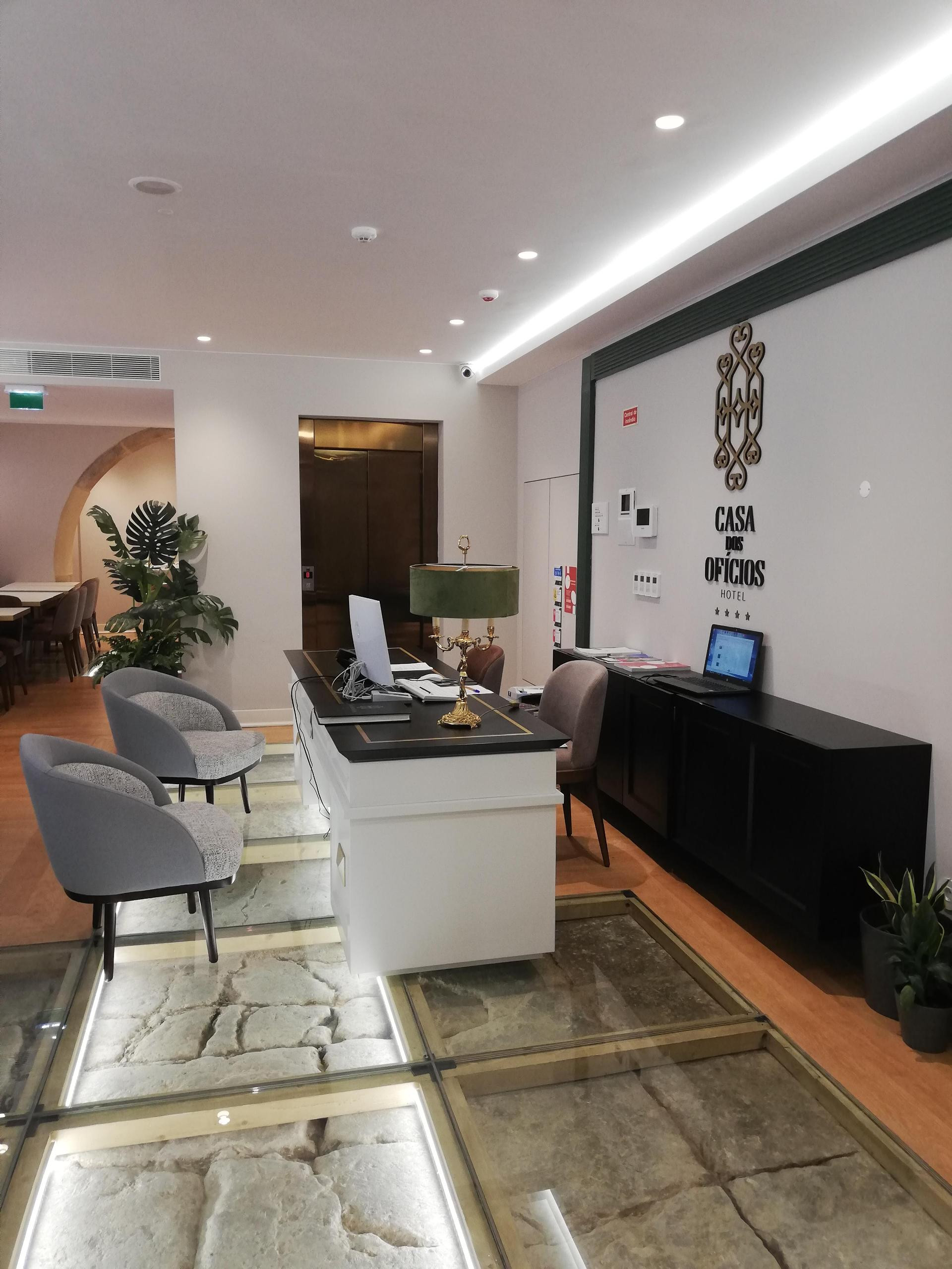 Vista Lobby Casa dos Ofícios Hotel
