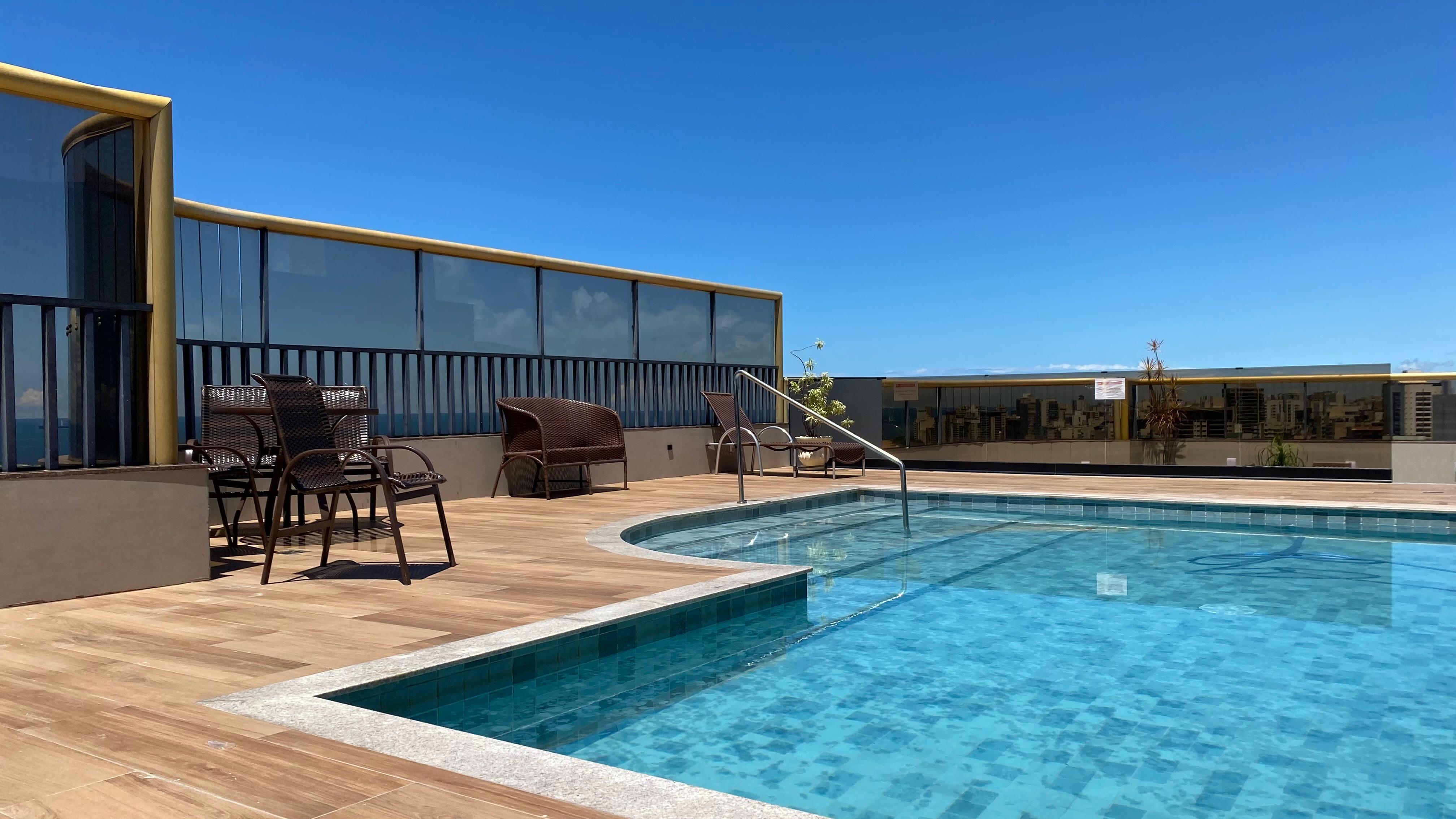 Vista Piscina Quality Suites Vila Velha