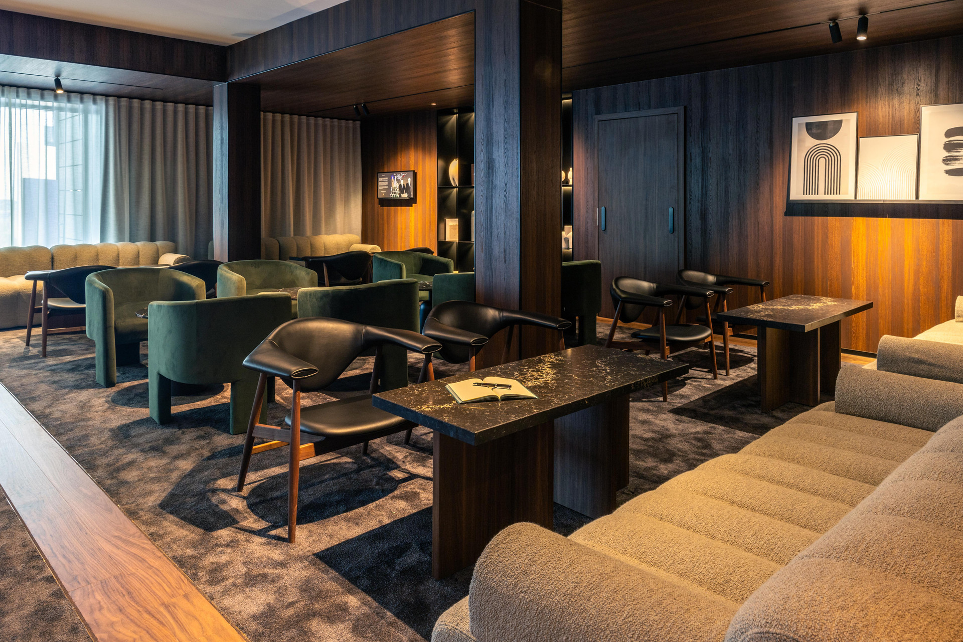 Vista Lobby Novotel Luxembourg Kirchberg