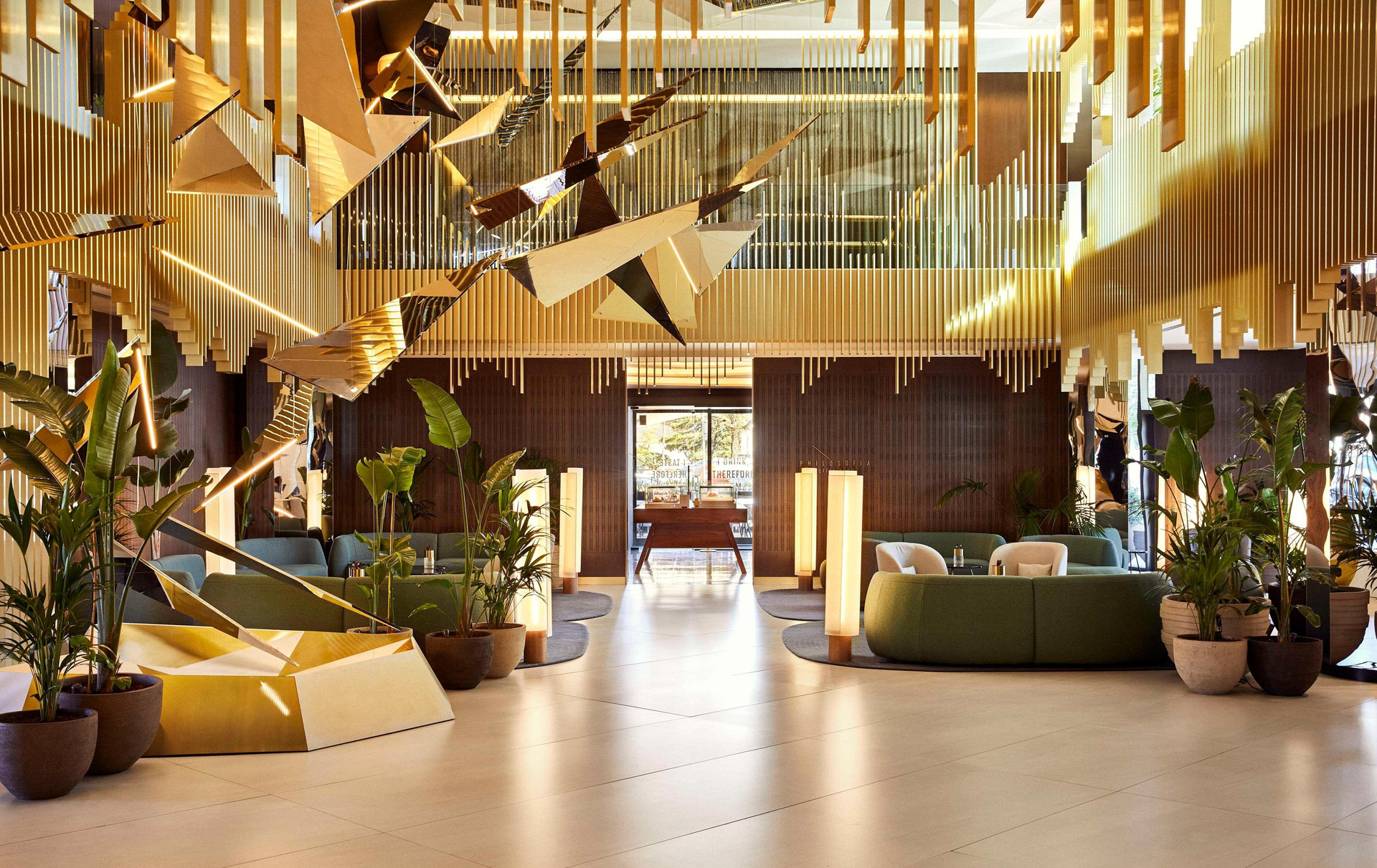 Vista Lobby Grand Hyatt Barcelona
