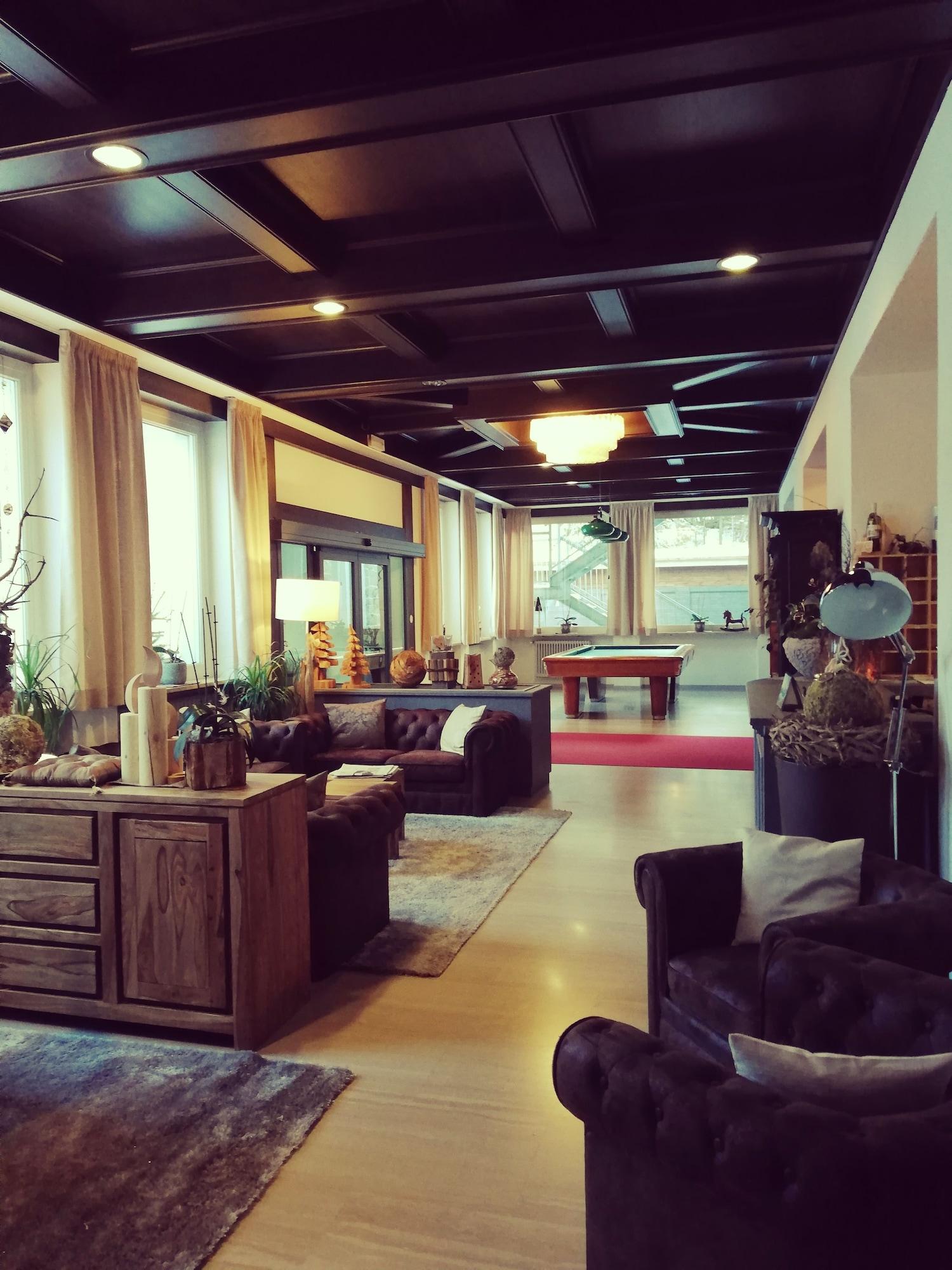 Vista Lobby Hotel Castel Latemar