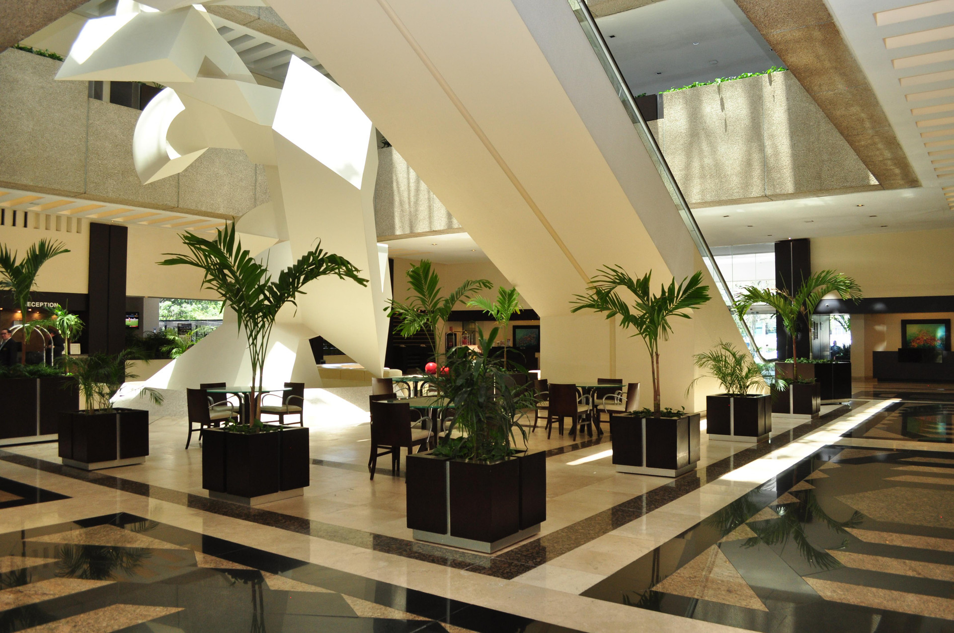 Vista Lobby Royal Pedregal Hotel