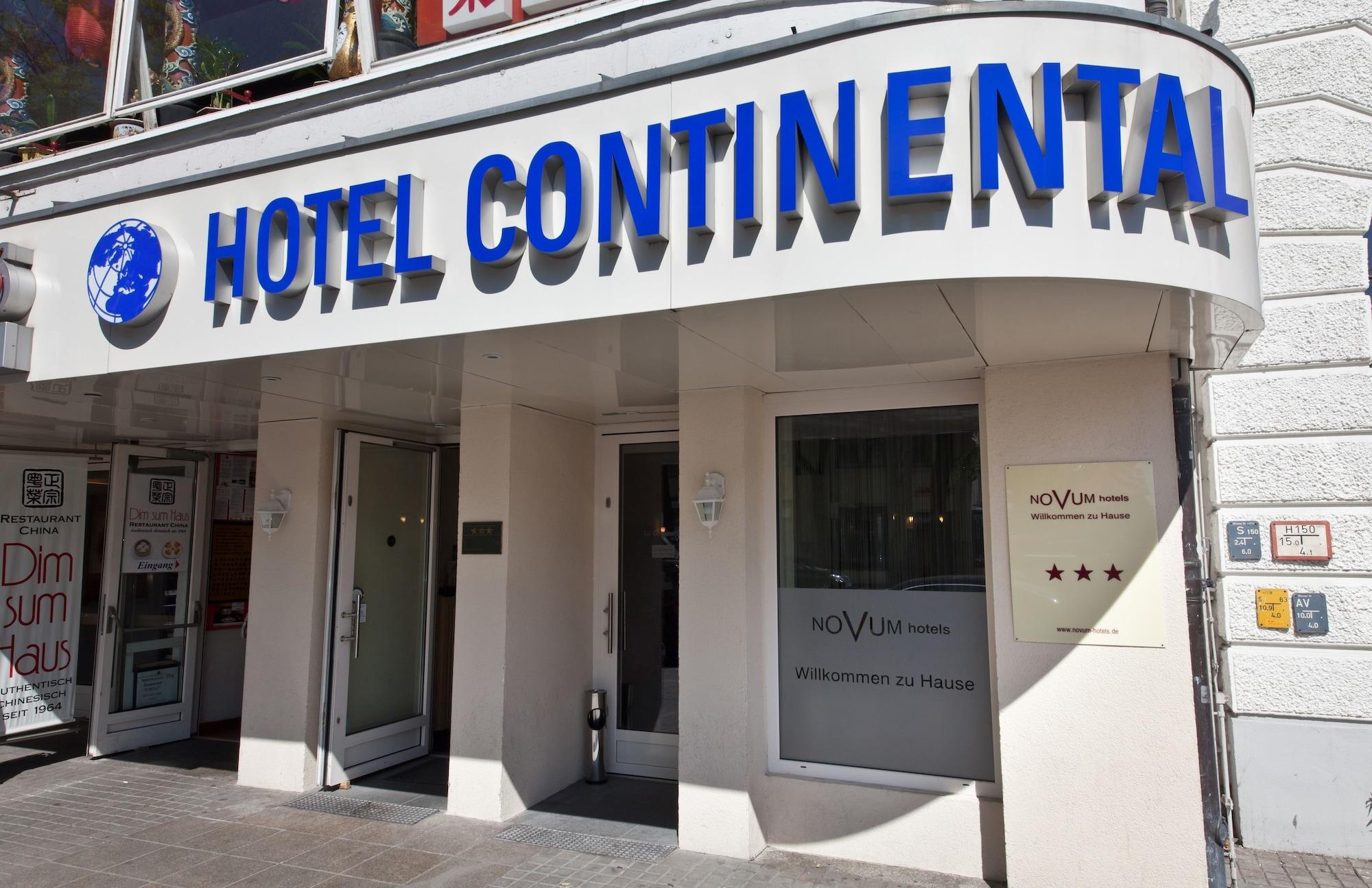 Vista Exterior Hotel Continental Hamburg