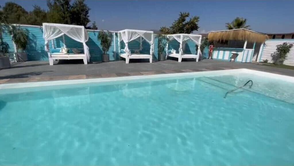 Vista Piscina Cabañas Boutique Aires del toro