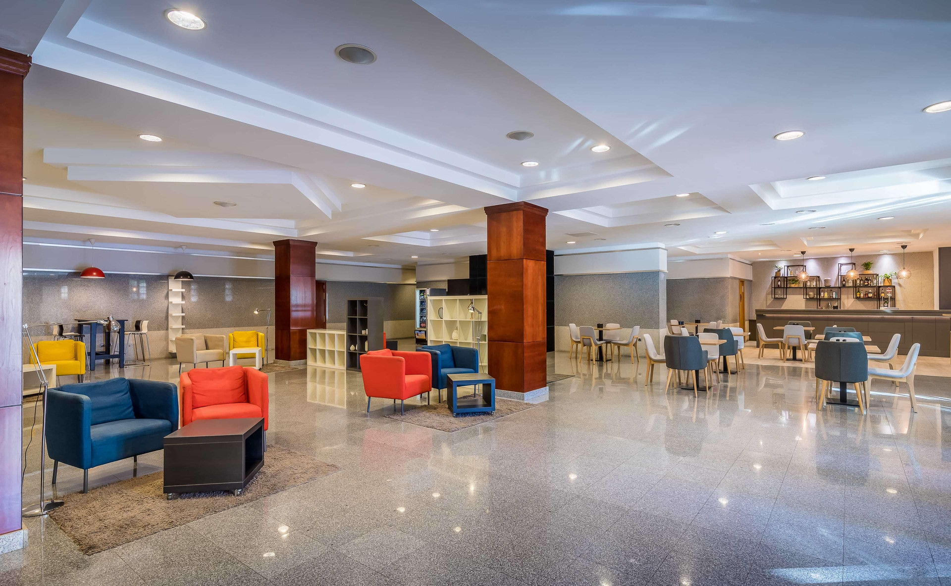 Vista Lobby Hotel Jerez Centro