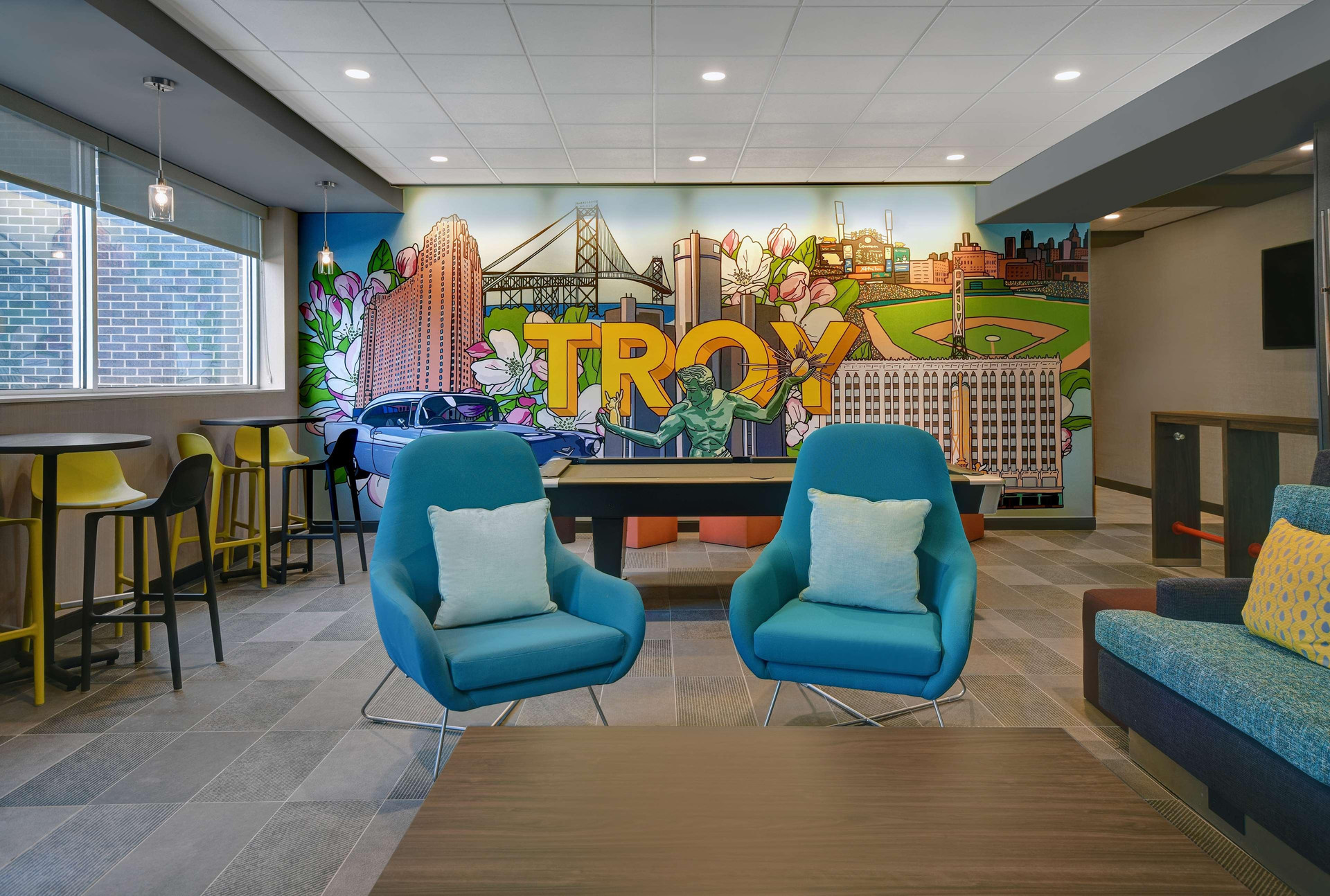 Vista Lobby Tru by Hilton Troy Detroit