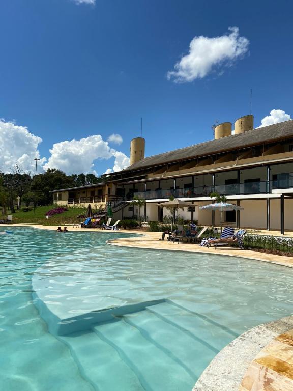 Vista Piscina Vale das Águas Fazenda Resort