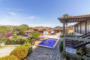 Alquiler Vacacional - Vista al mar en la playa de Búzios Geribá con piscina