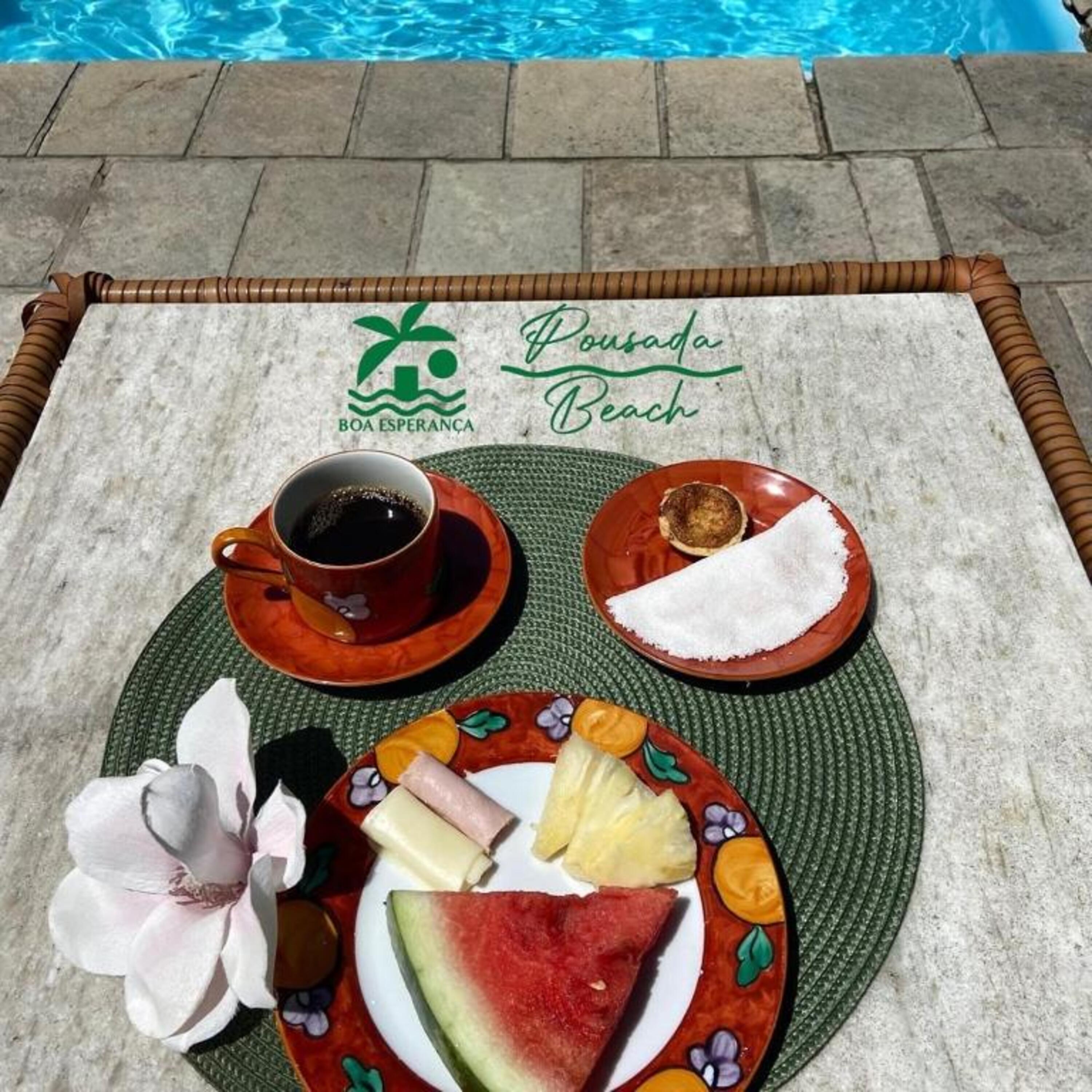 Área de desayuno Pousada Boa Esperança Beach