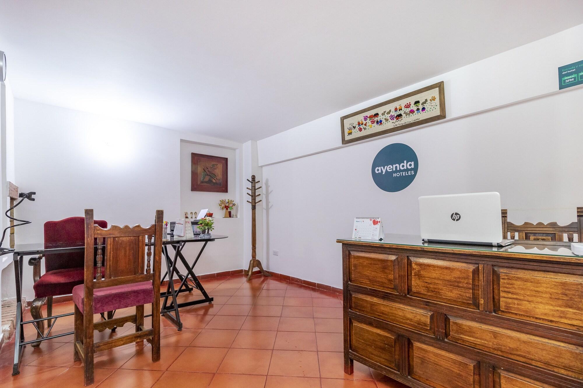 Vista Lobby Ayenda Hotel Casona Santa Rosa