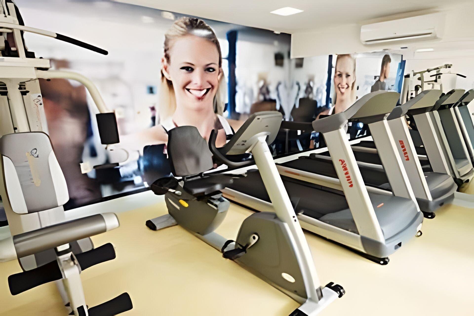 Gimnasio Flat em Ponta Negra com vista para o mar