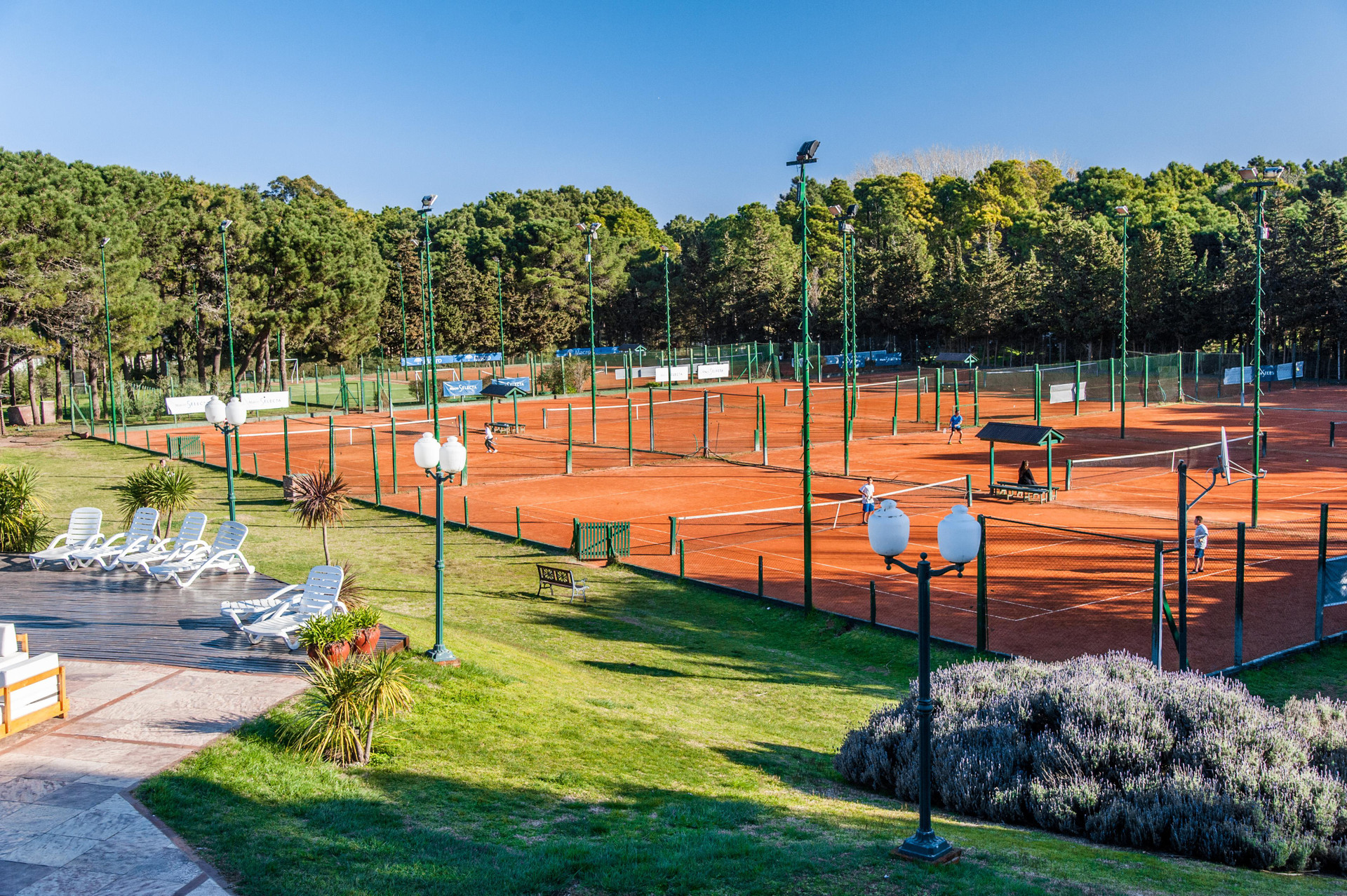 Área de recreação Tennis Ranch Pinamar