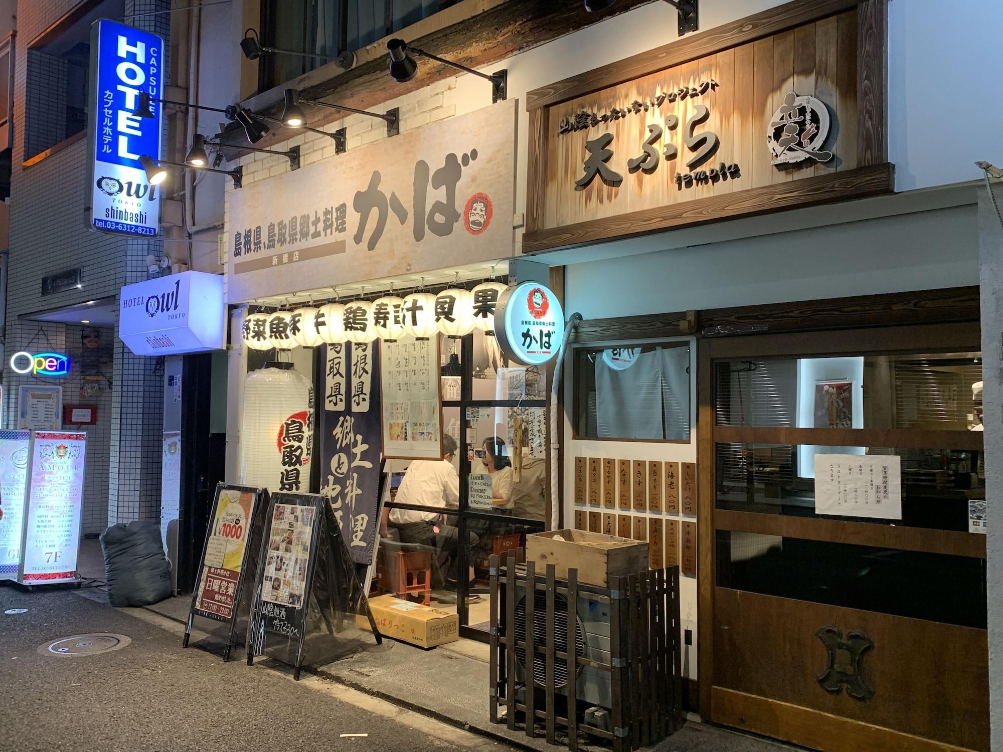 Varios Hotel Owl Tokyo Shinbashi