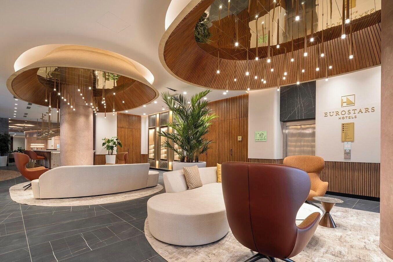 Vista Lobby Eurostars Casa Anfa