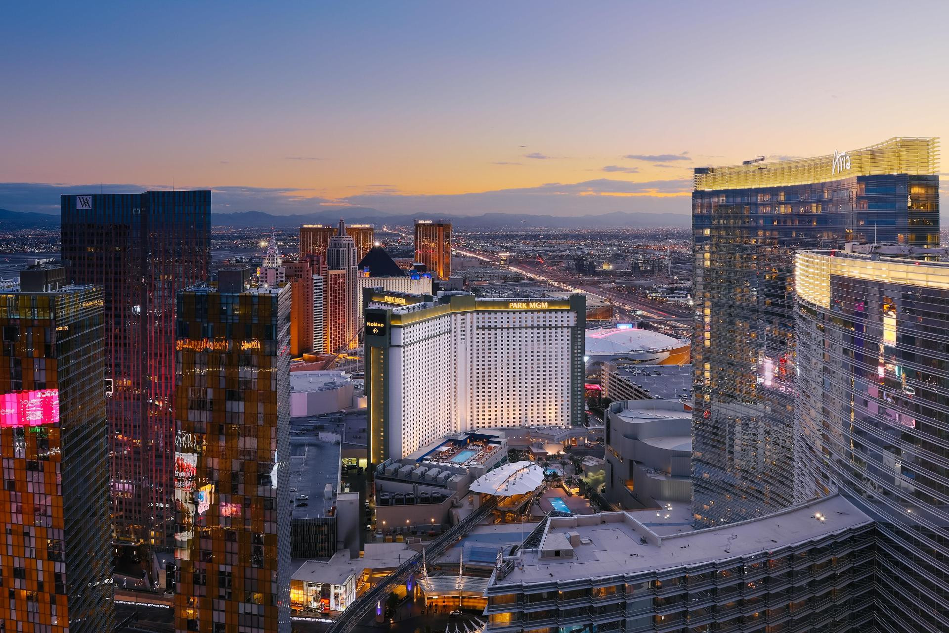 Vista Exterior Park MGM Las Vegas