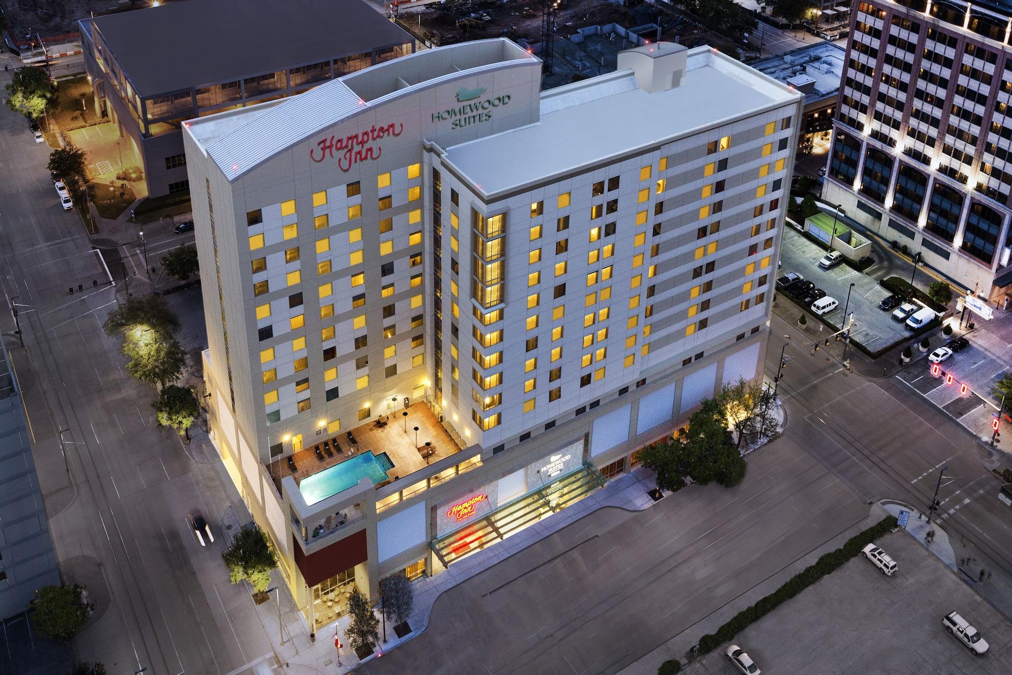 Vista Exterior Homewood Suites Houston Downtown