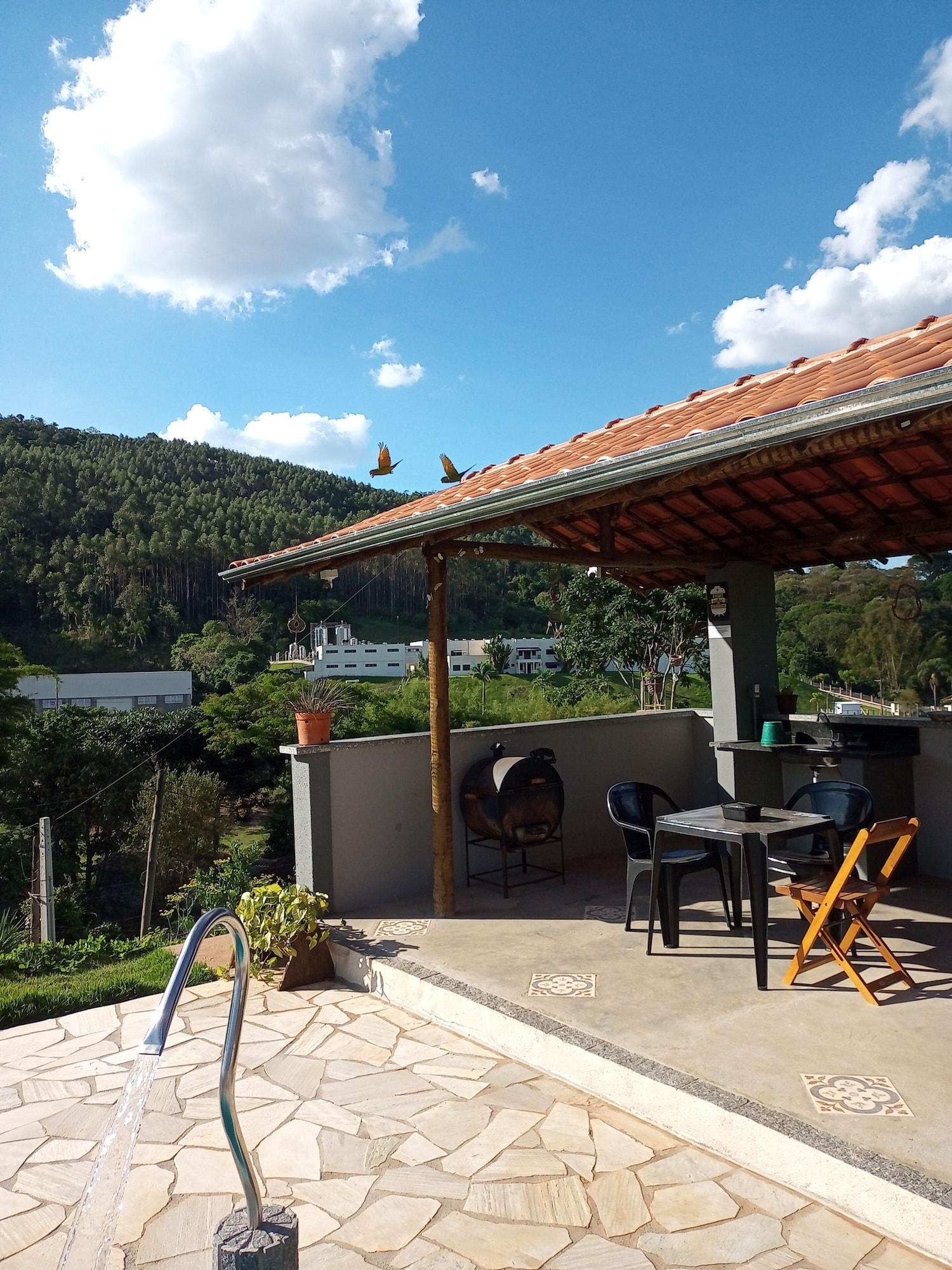 Vista Lobby Chalés Pé na Montanha