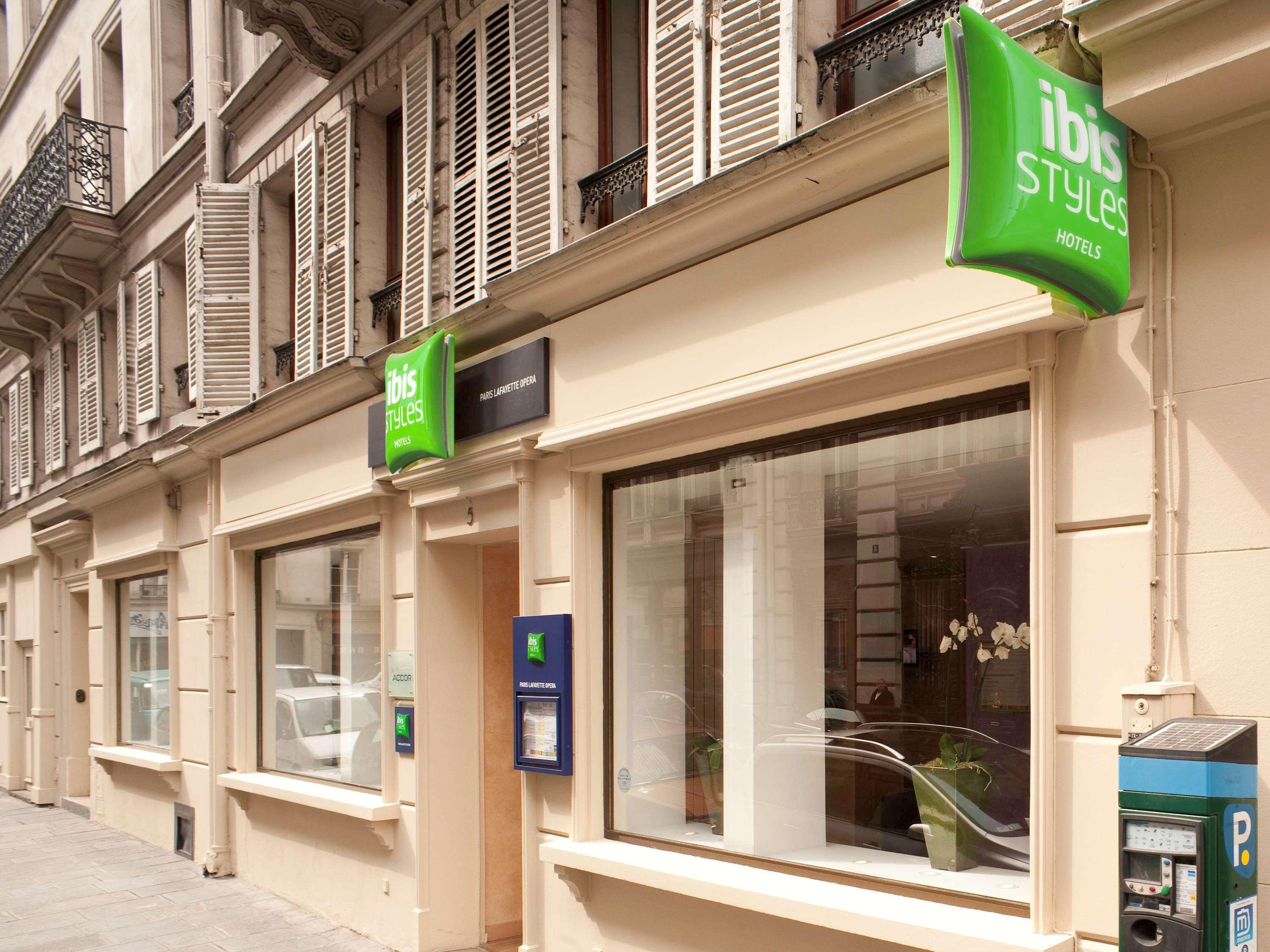 Vista Exterior Ibis Styles Paris Opéra Lafayette