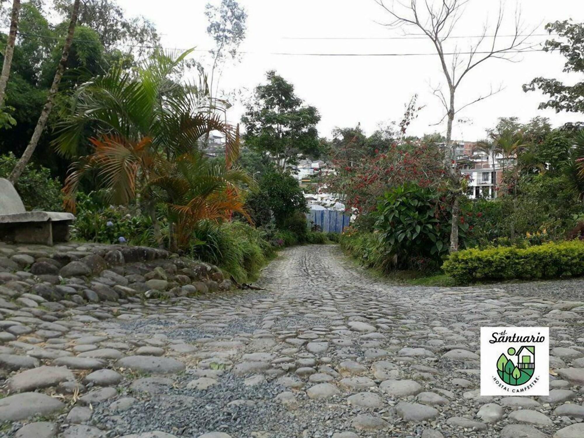 Vista Exterior Hostal Campestre El Santuario