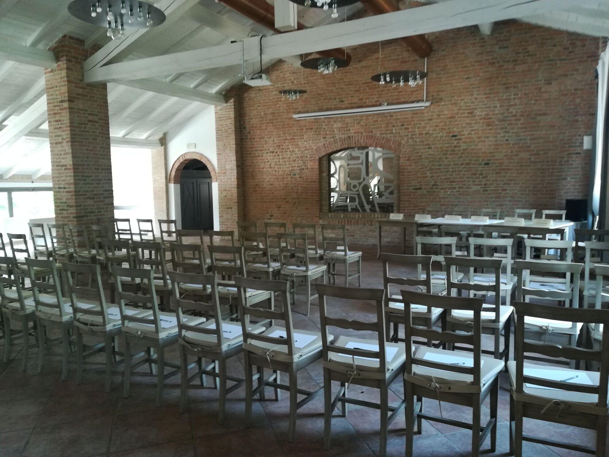 Sala de Reuniones Relais Cascina Scottina