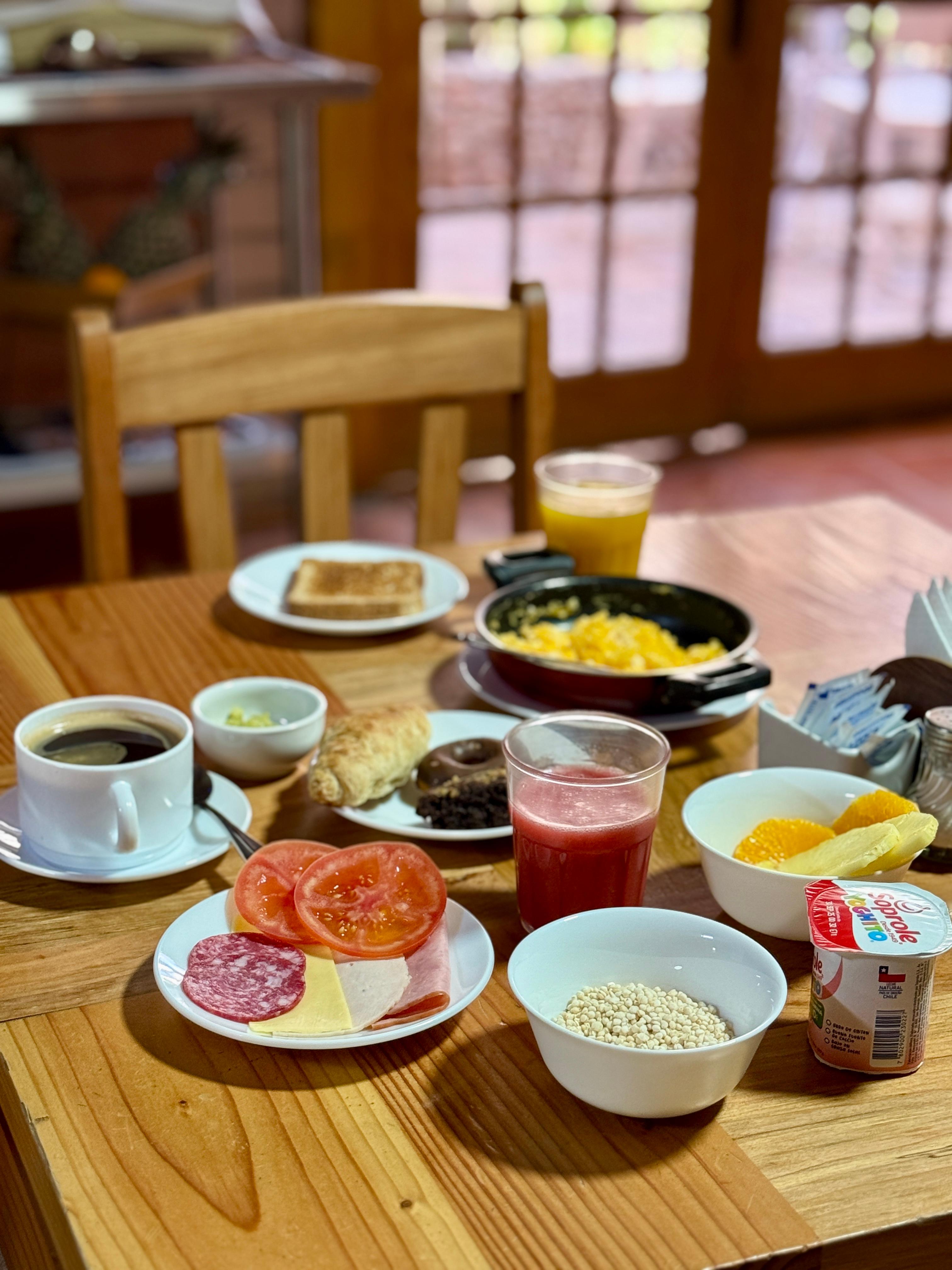Área de desayuno Hotel Jireh