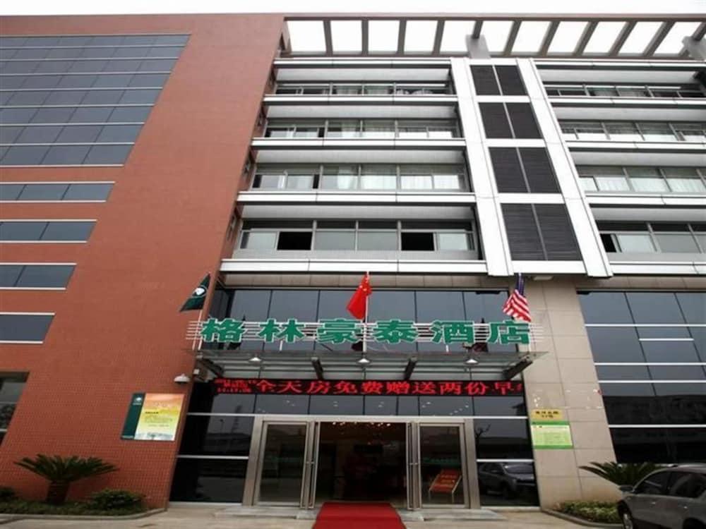 Vista Exterior GreenTree Inn Changzhou Dinosaur City Qingyang North Road Business Hotel