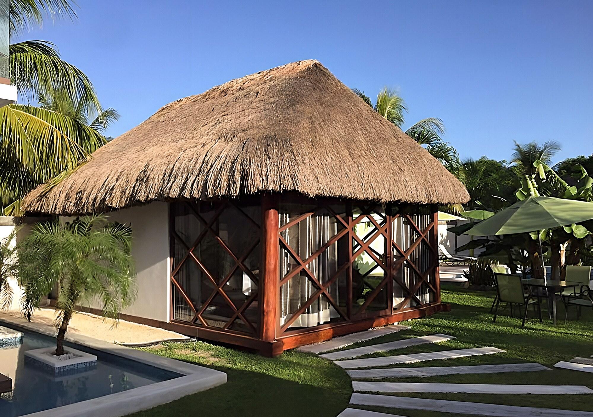 Vista Exterior Cabañas Luxury Bacalar