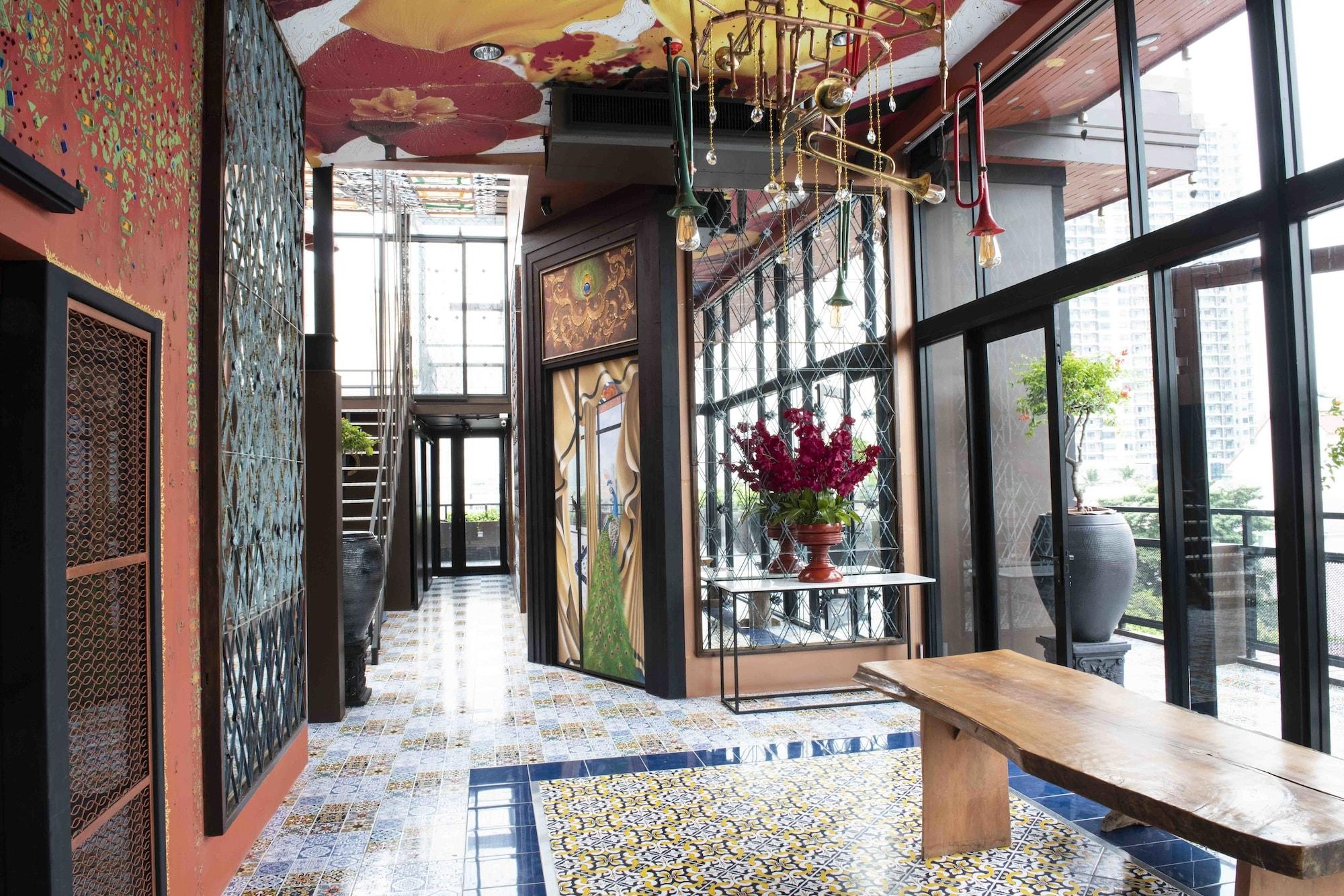 Sala de Reuniones Dhevi Bangkok Hotel