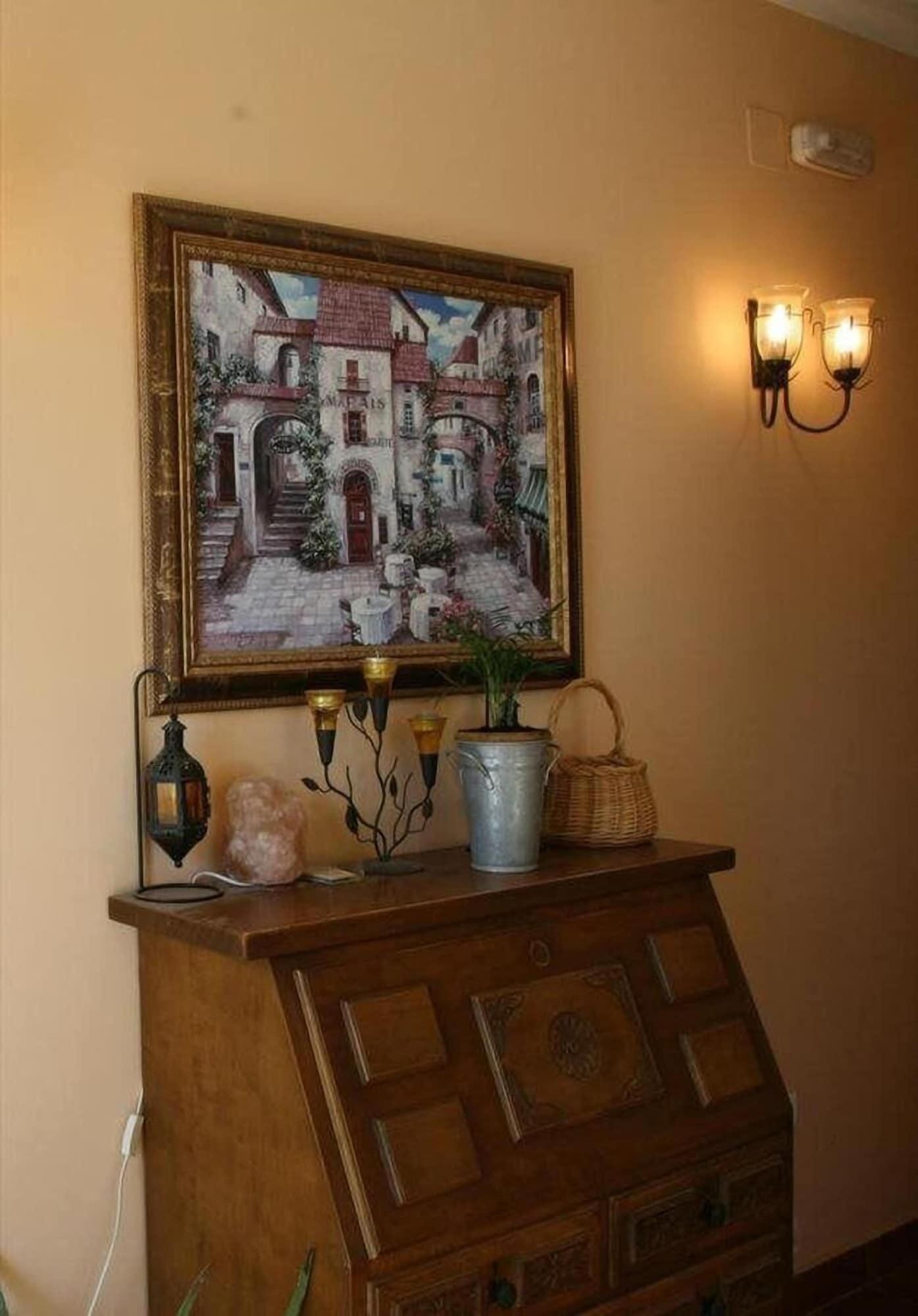 Vista Lobby Hostal La Fuente