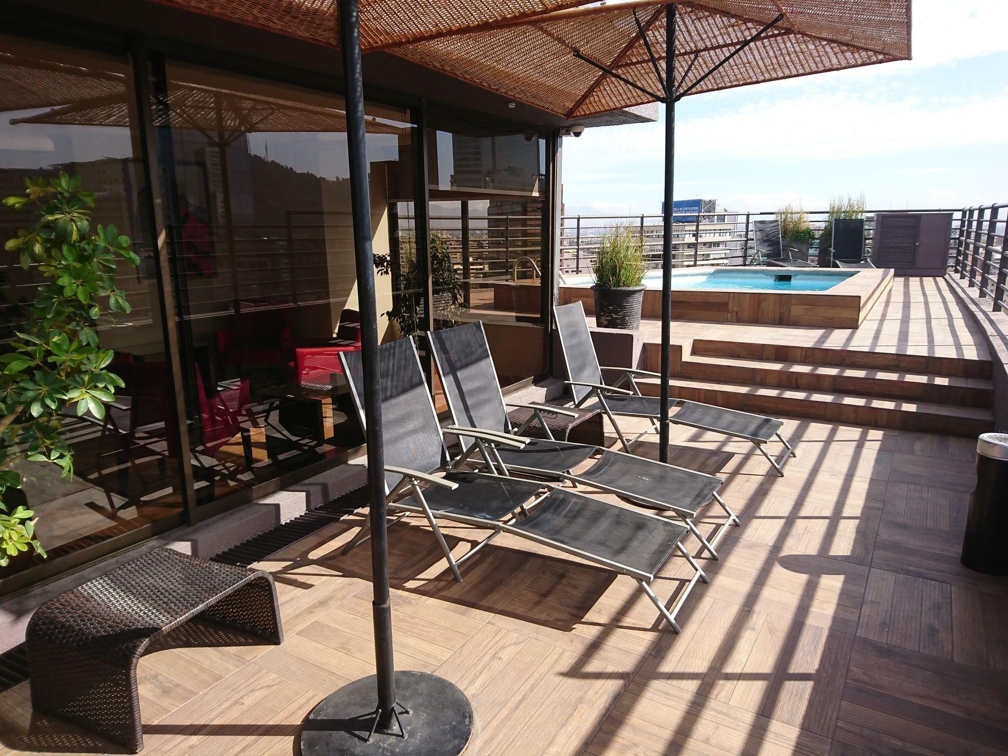 Vista Piscina Costanera Apart
