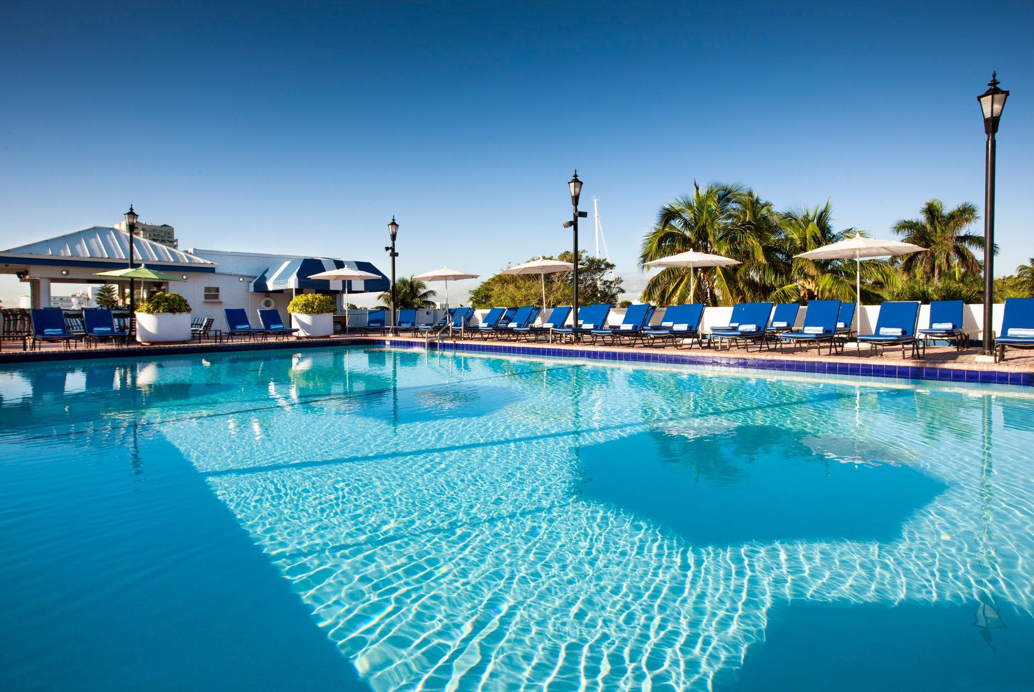 Pool view Bahia Mar Ft Lauderdale Beach-Doubletree by Hilton