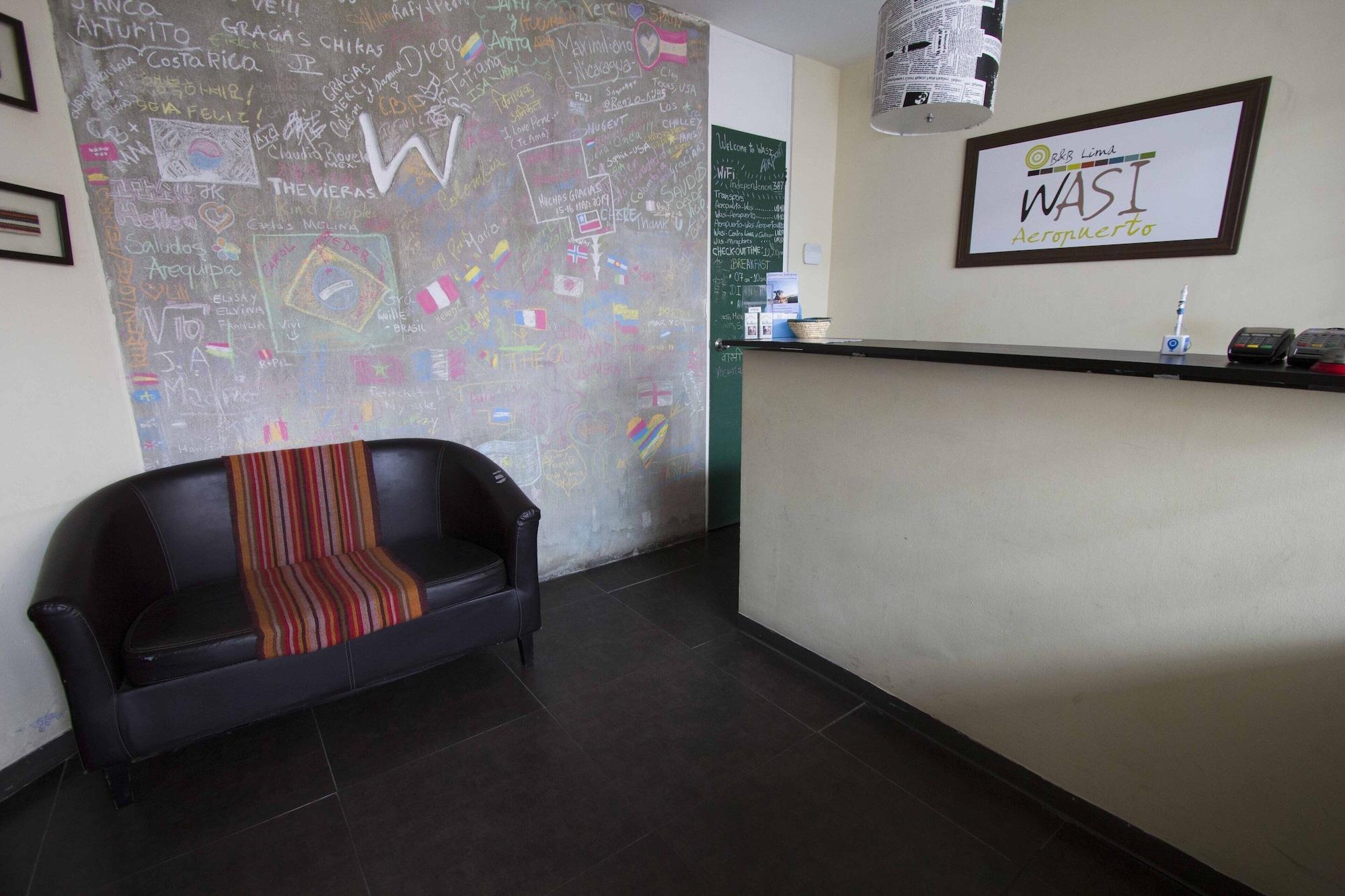 Vista Lobby Wasi Airport Lima B&B
