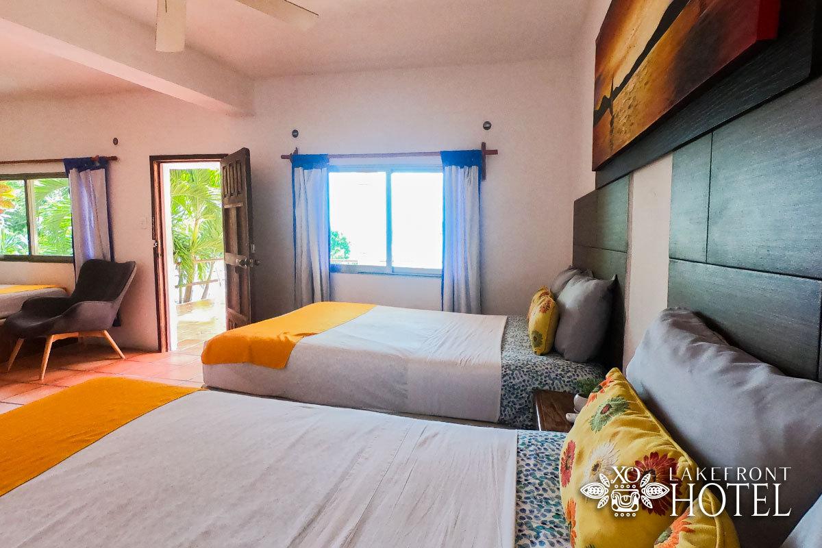 Quarto Hotel XO Bacalar - Frente a Laguna y Kayaks Gratis