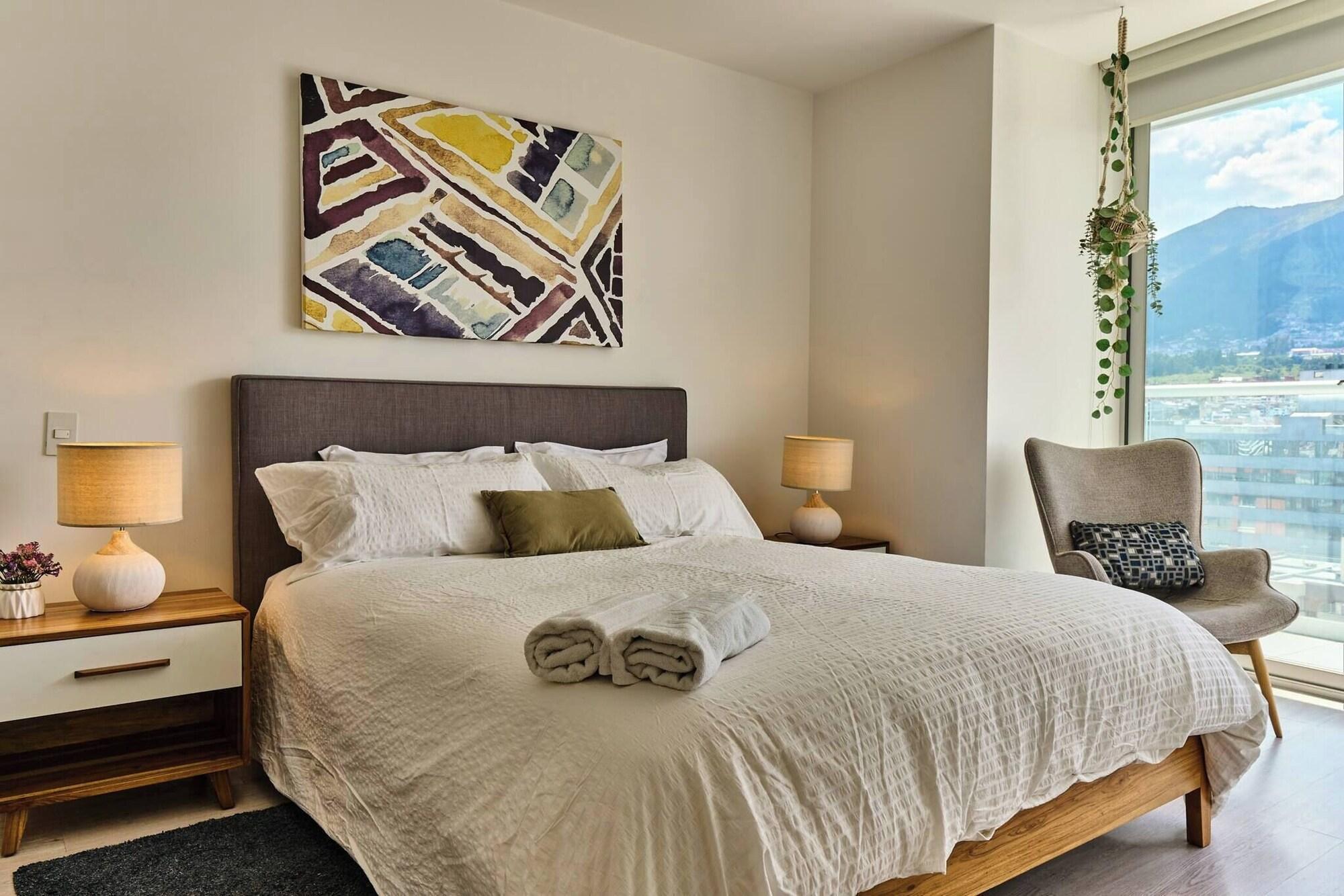 Habitación Beautiful Apt-balcony in La Carolina 70 Qled TV