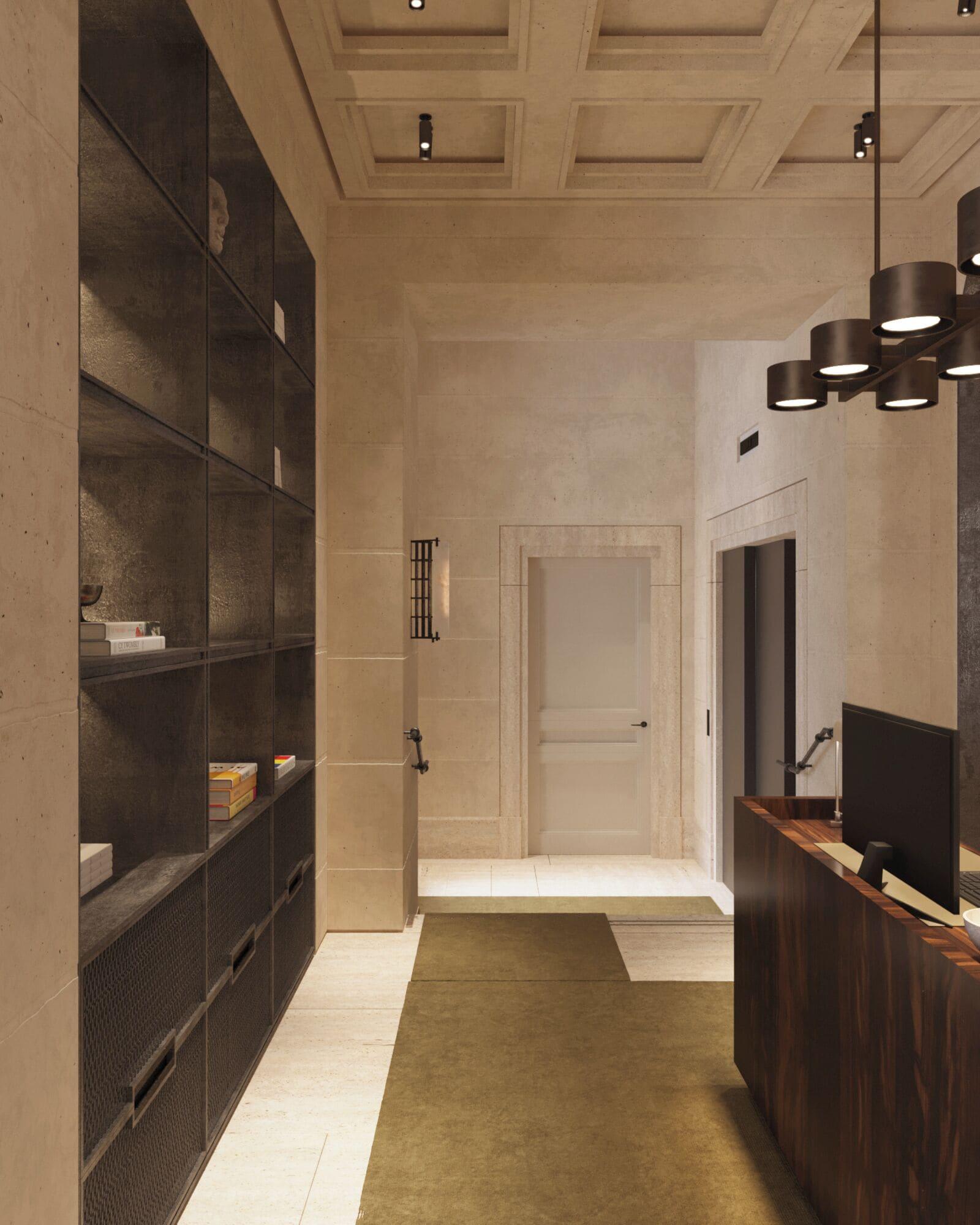 Vista Lobby Mondovi Luxury Suites