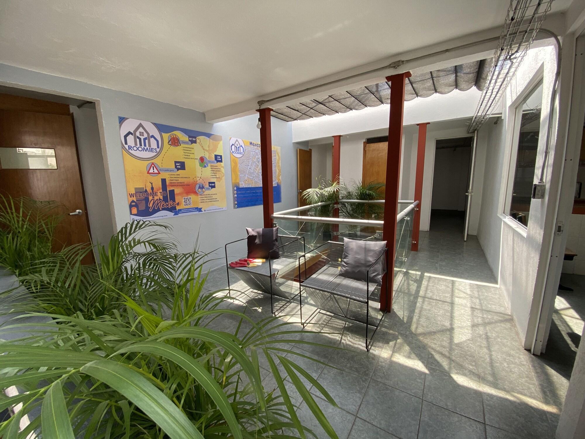 Vista Lobby RMS Hostal - Reforma