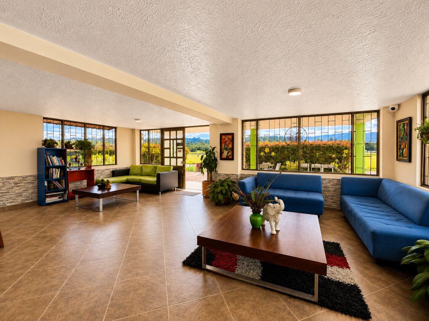 Vista Lobby Casa Hotel Descanso Real