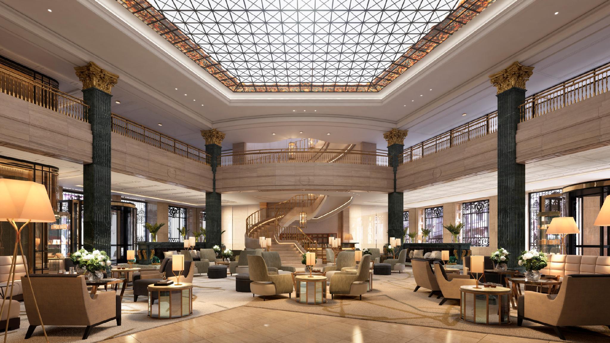 Vista Lobby Four Seasons Hotel Madrid