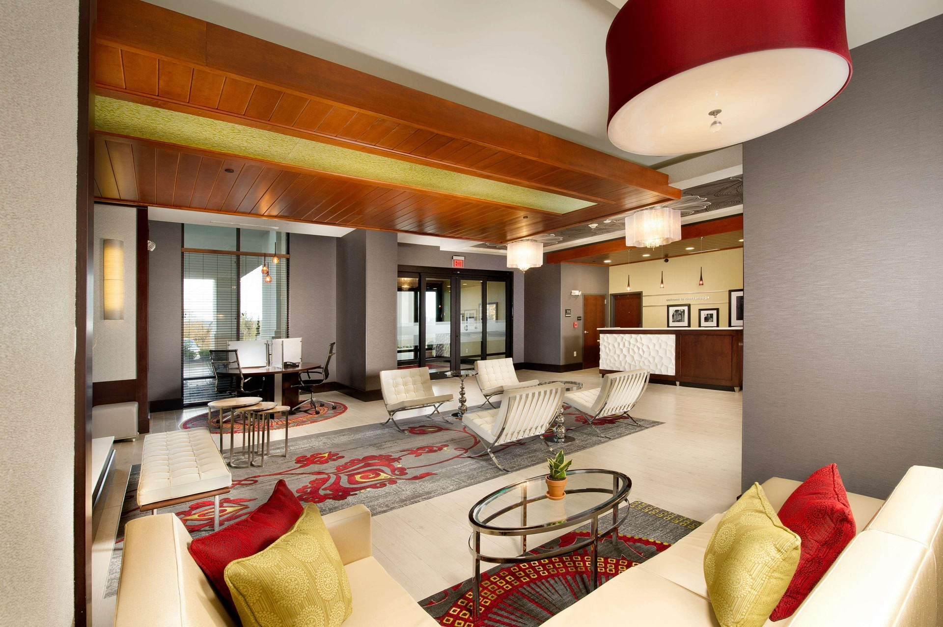 Vista Lobby Hampton Inn & Suites Chattanooga/Hamilton Place