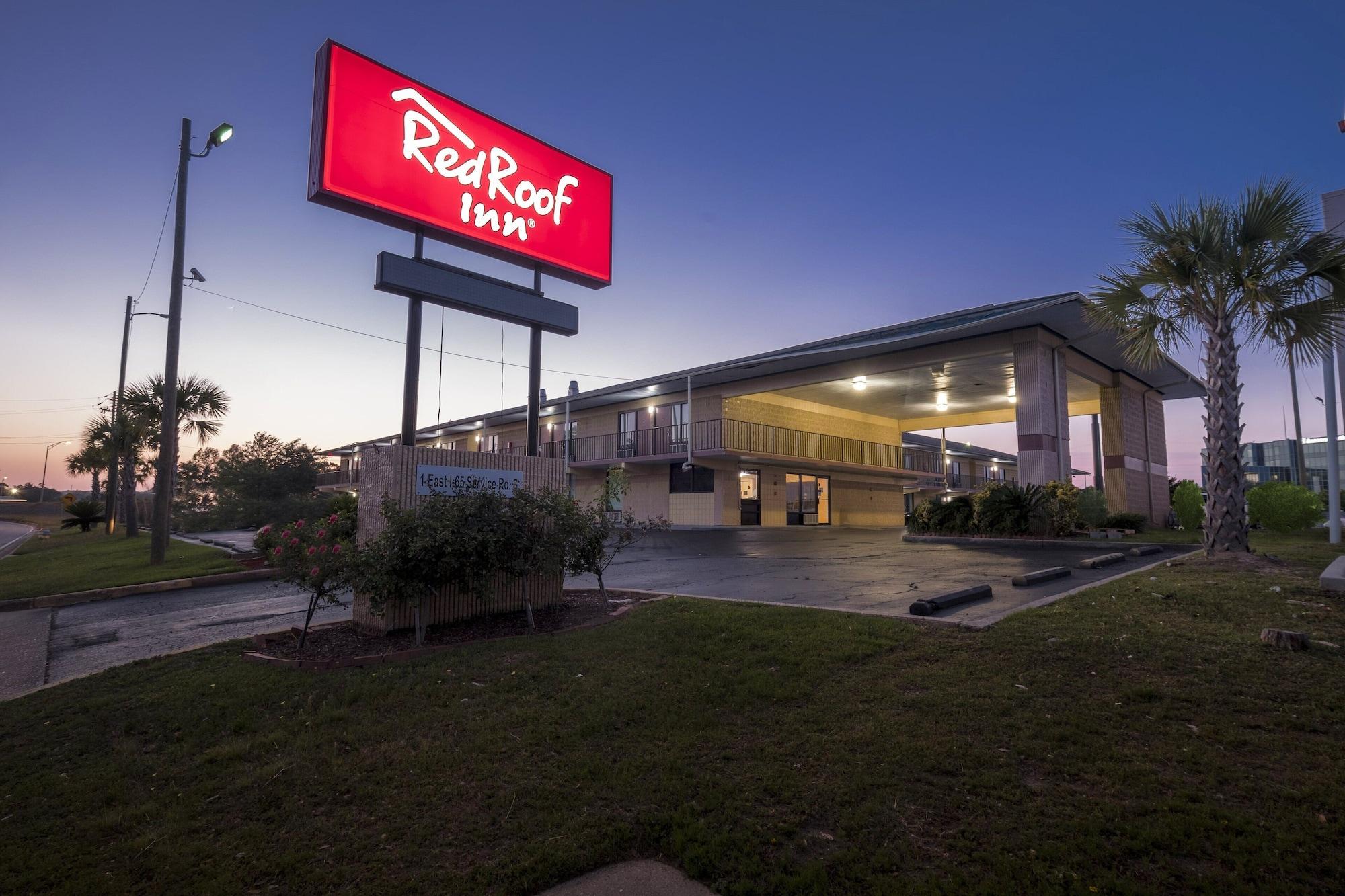 Vista Exterior Red Roof Inn Mobile - Midtown
