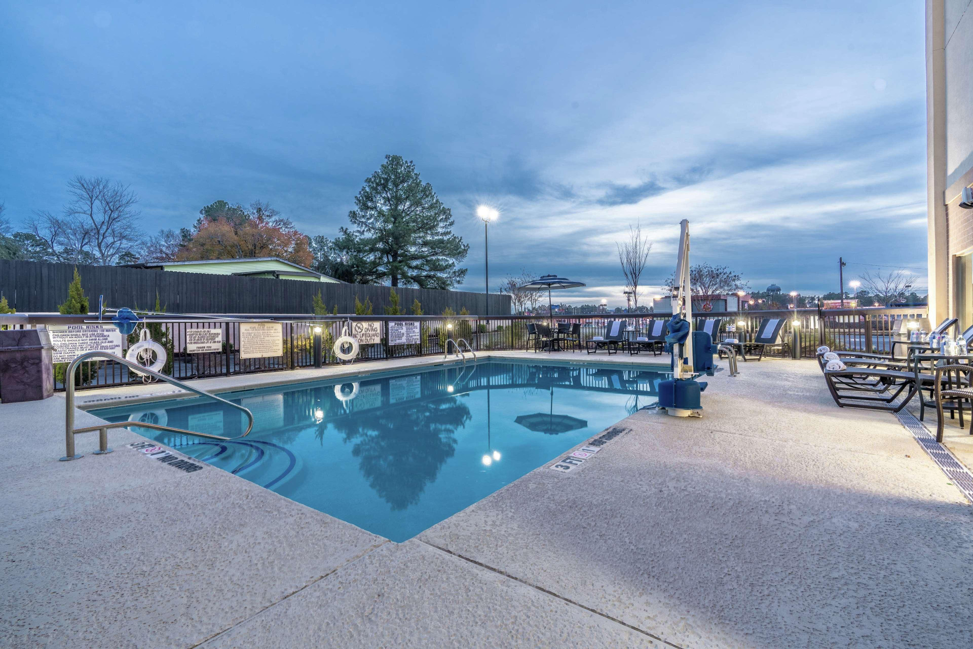 Vista Piscina Hampton Inn Milledgeville