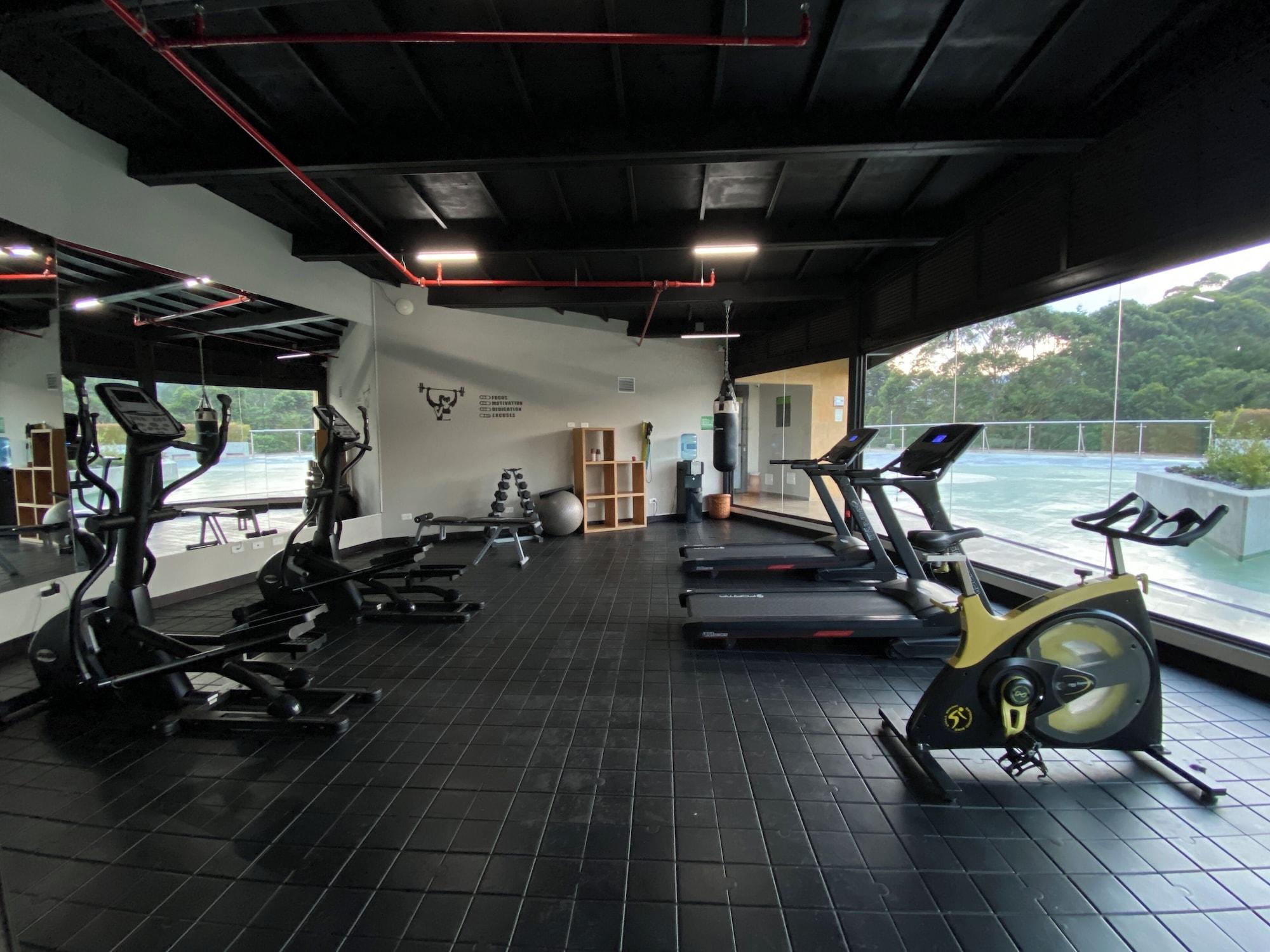 Gimnasio Room in B&B - Suite Presidencial en Hotel Próximo al Aeropuerto