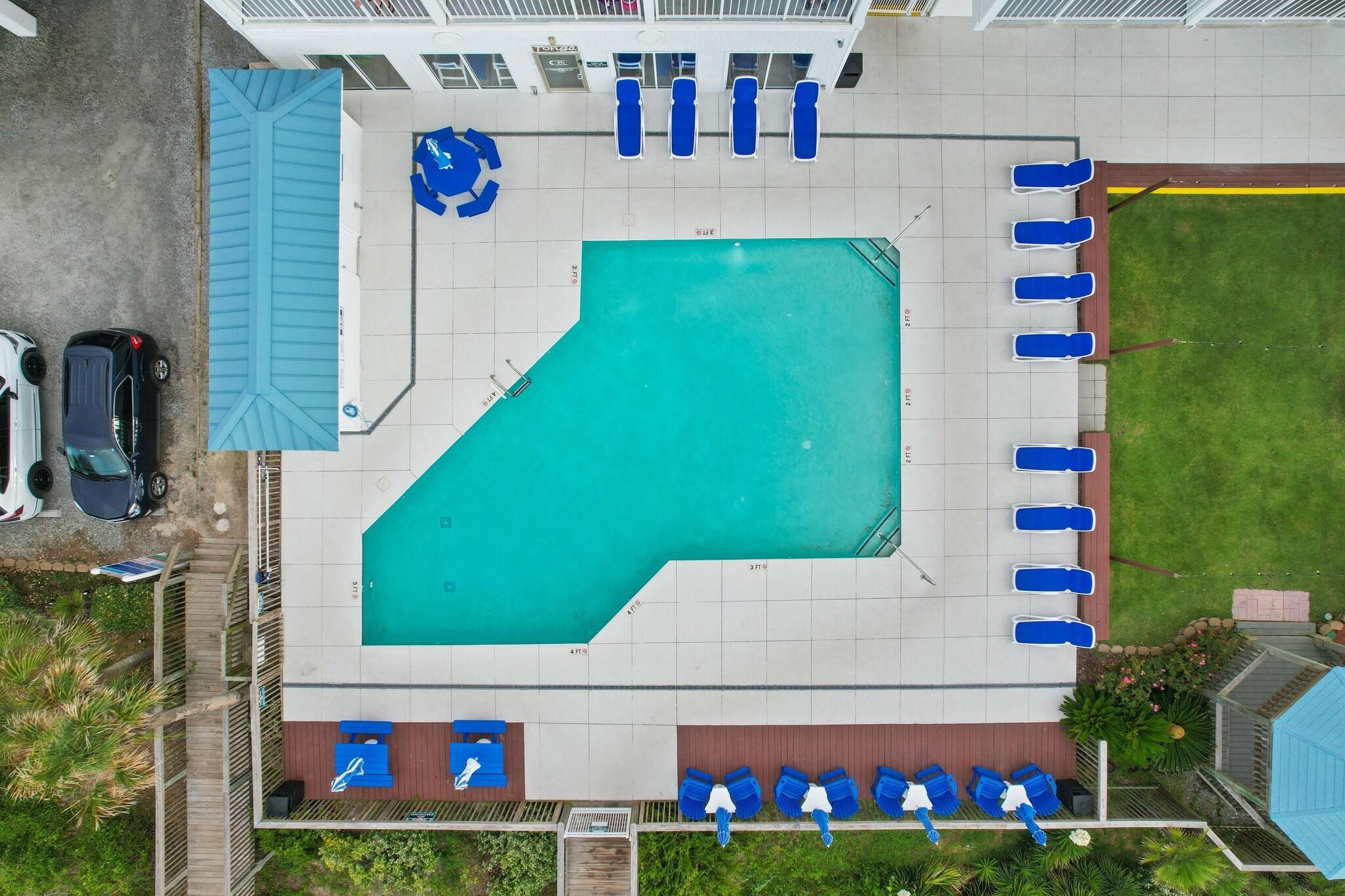 Vista Piscina Ocean Isle Inn