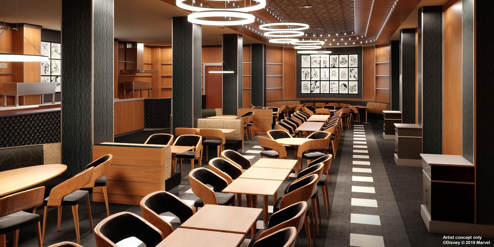 Restaurant Disney Hotel New York - The Art of Marvel