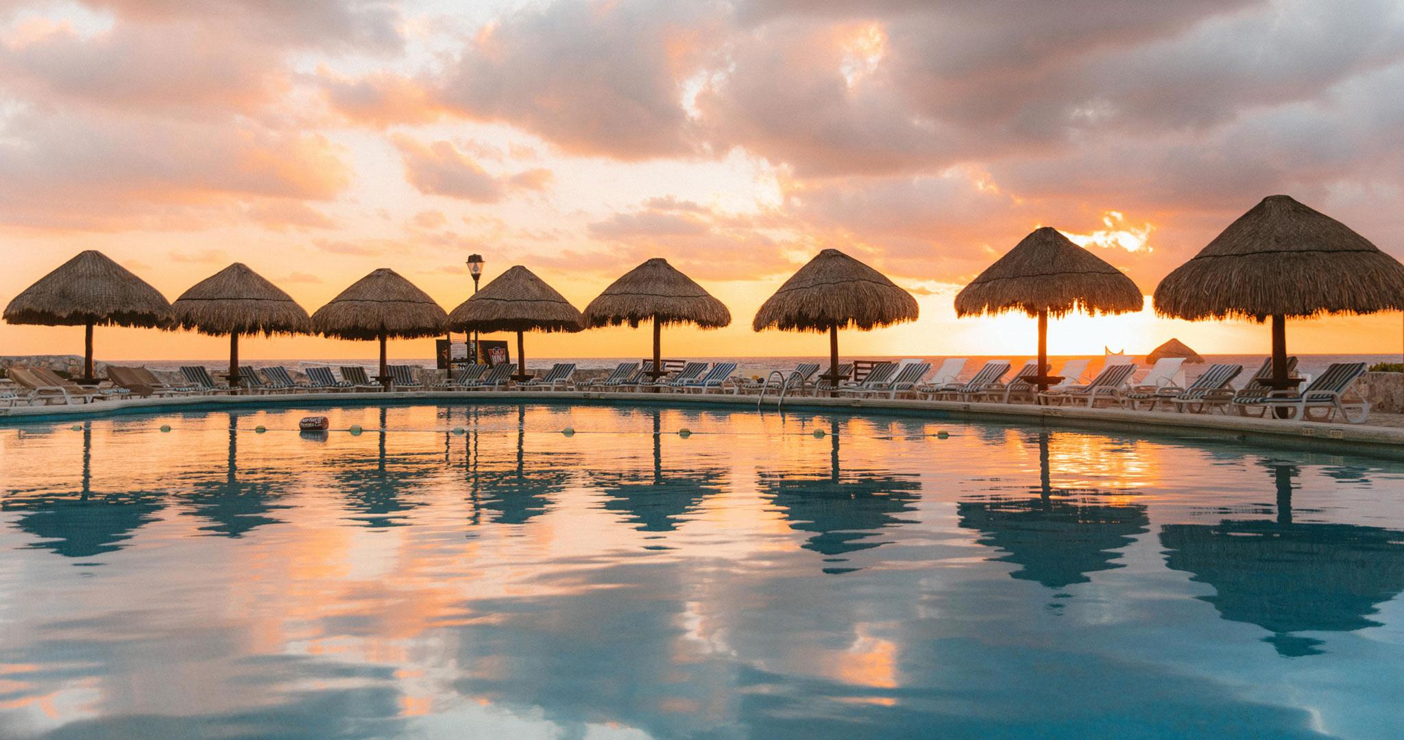 Vista Piscina Grand Park Royal Cancún